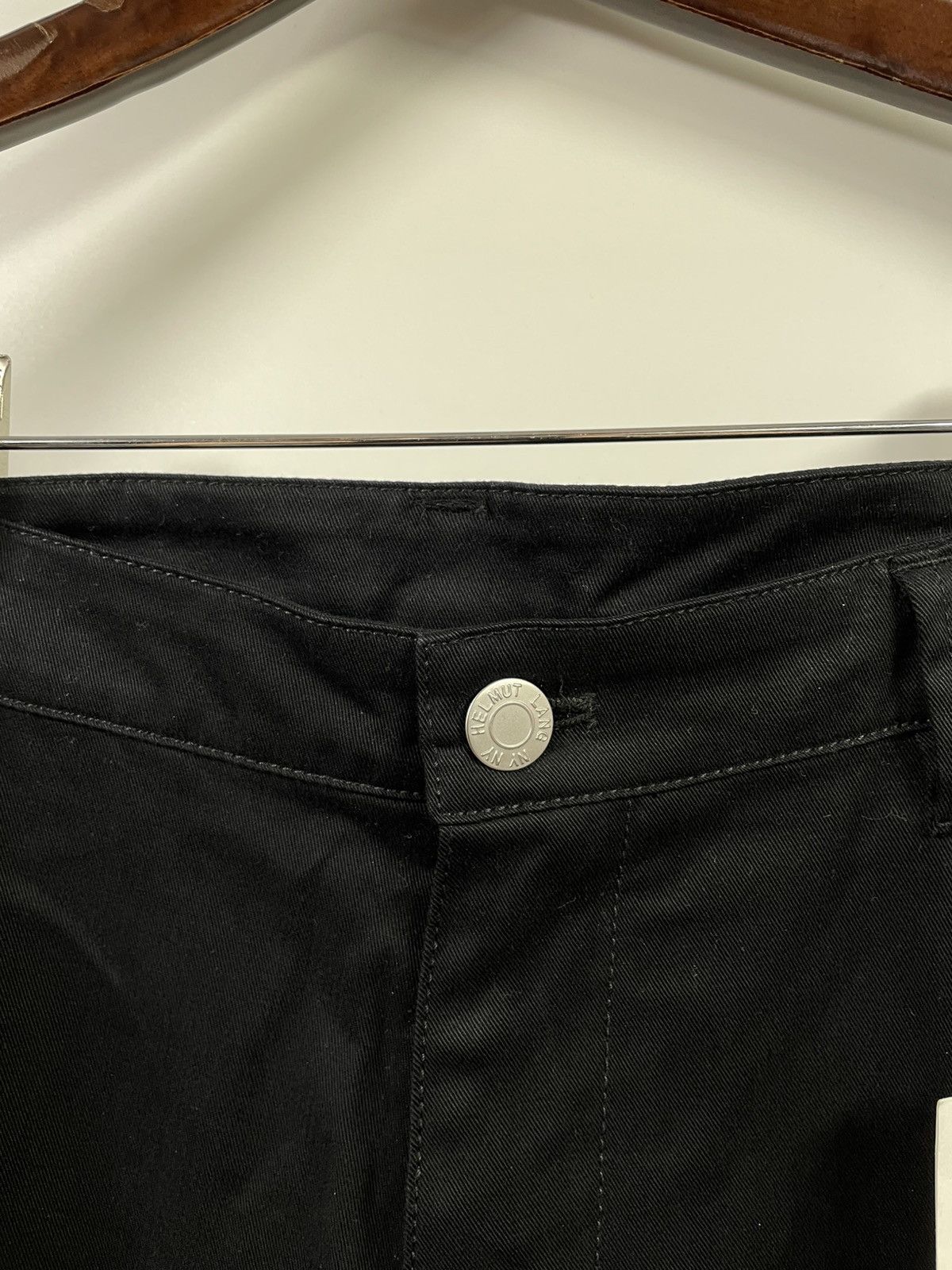 Helmut Lang Helmut Lang Lafer Twill Crop Black Cargo Pants 30 Size US 30 / EU 46 - 5 Thumbnail