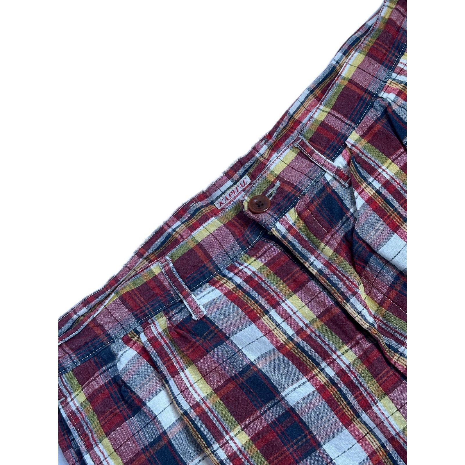 Kapital Kapital Plaid Shorts Size US 32 / EU 48 - 2 Thumbnail