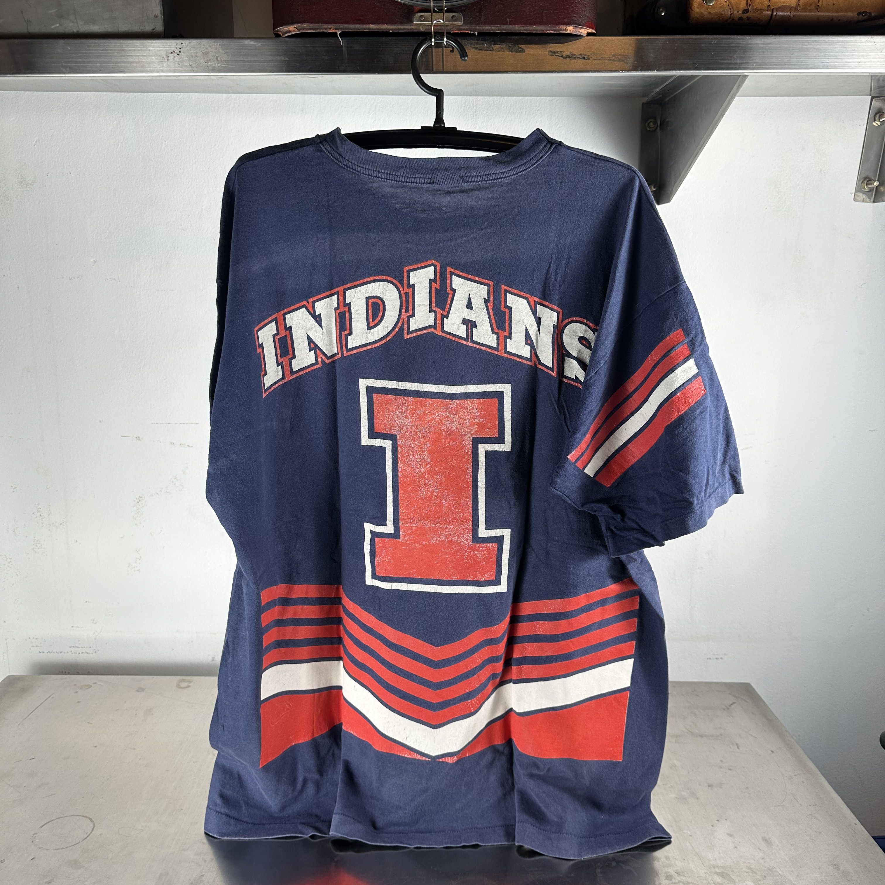 Vintage 1995 Cleveland Indians MLB All Over Print AOP T-shirt Size US XXL / EU 58 / 5 - 3 Thumbnail