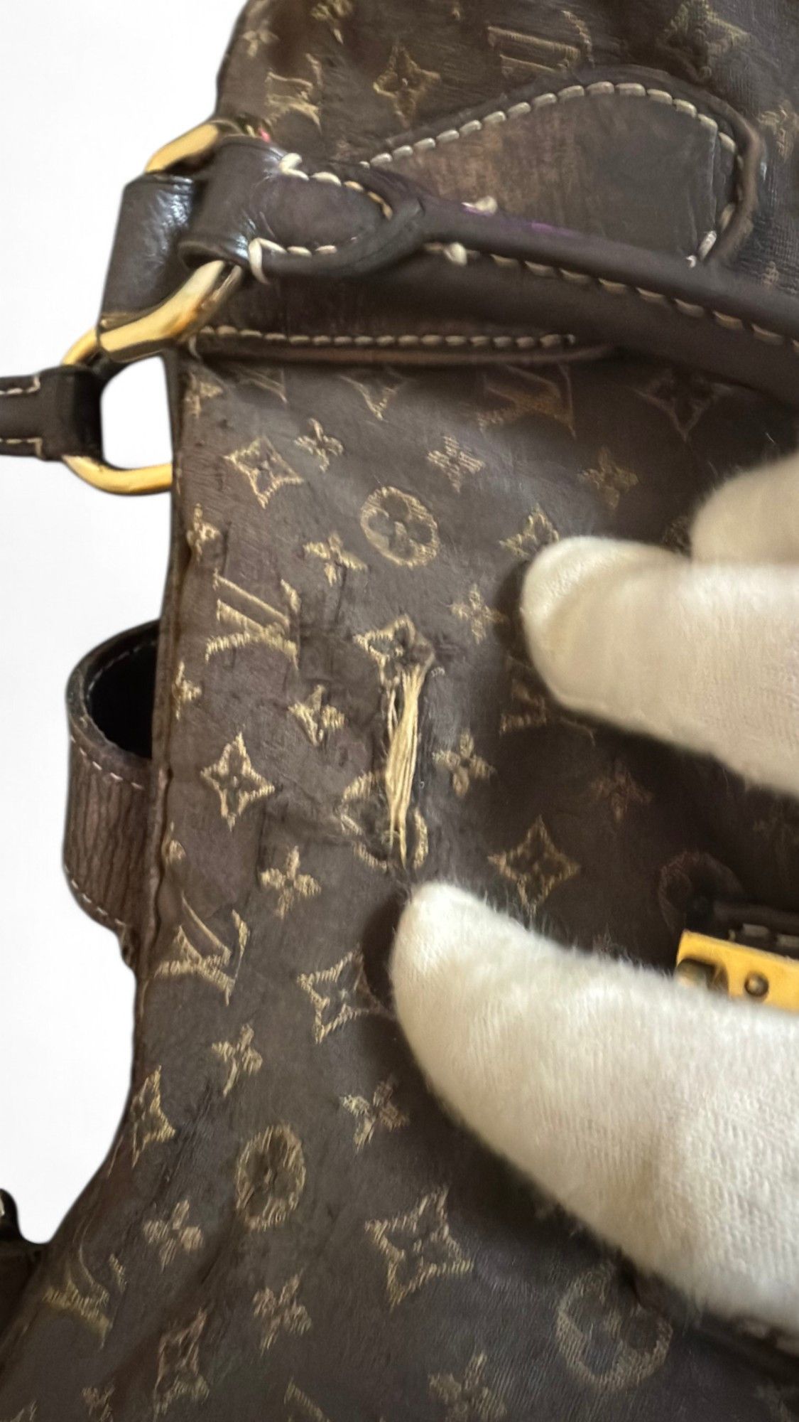 Louis Vuitton LOUIS VUITTON Monogram Idylle Elegy Handbag Black M56696 Size ONE SIZE - 17 Thumbnail
