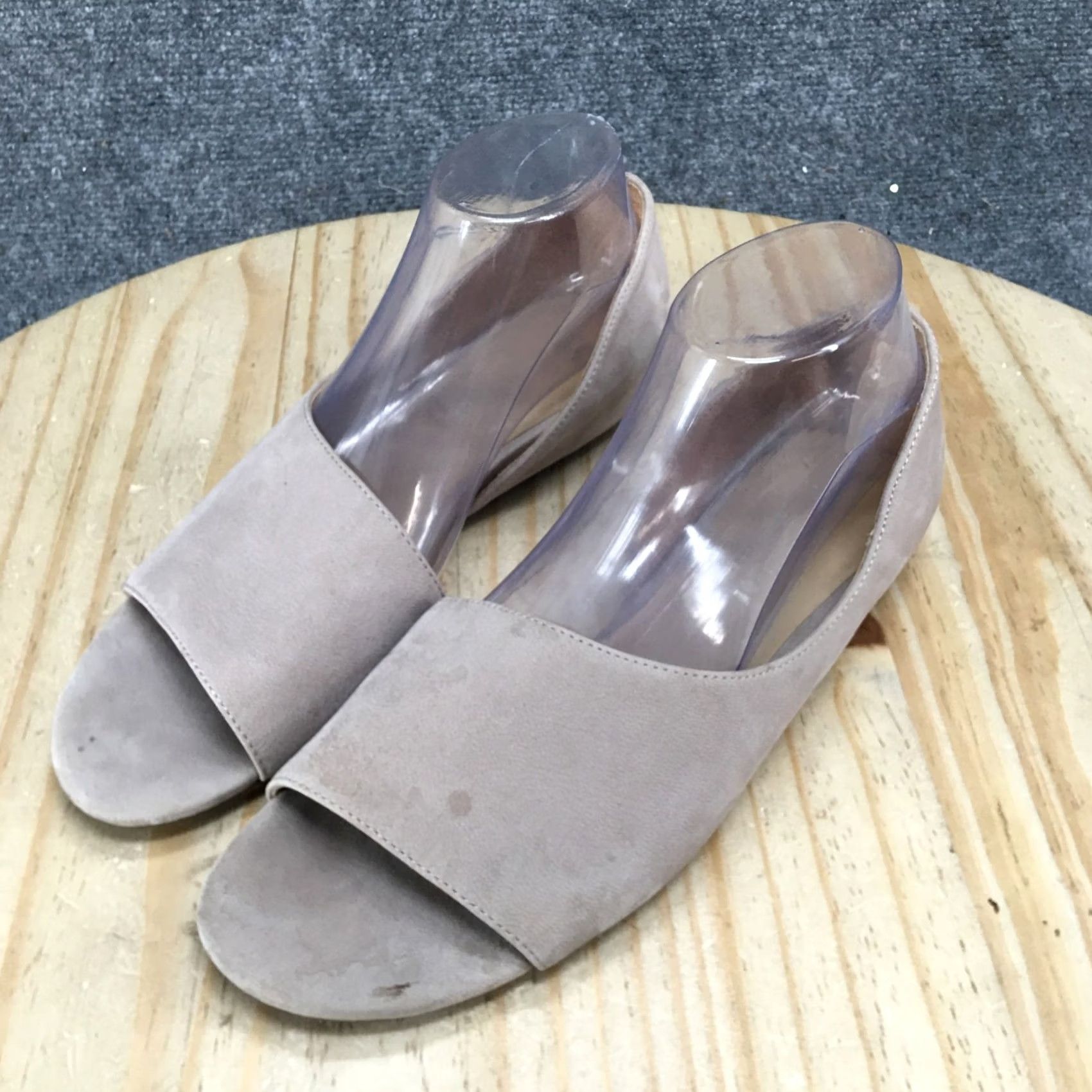 Naturalizer Naturalizer N5 Contour Sandals Beige Womens 9.5 M Lucie D’Orsay Flats Leather Sandal Casual Shoes Womens Size US 10 / IT 40 - 4 Thumbnail