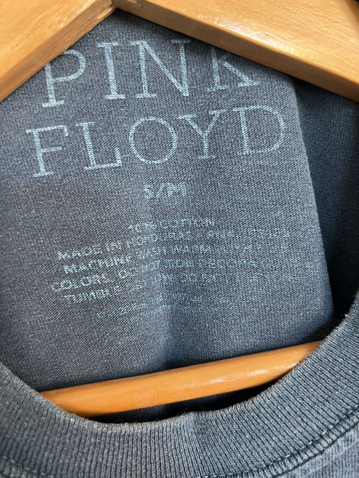 Band Tees PINK FLOYD Tour Blue Faded Long Sleeve Crop Tops Size XL / US 12-14 / IT 48-50 - 8 Thumbnail