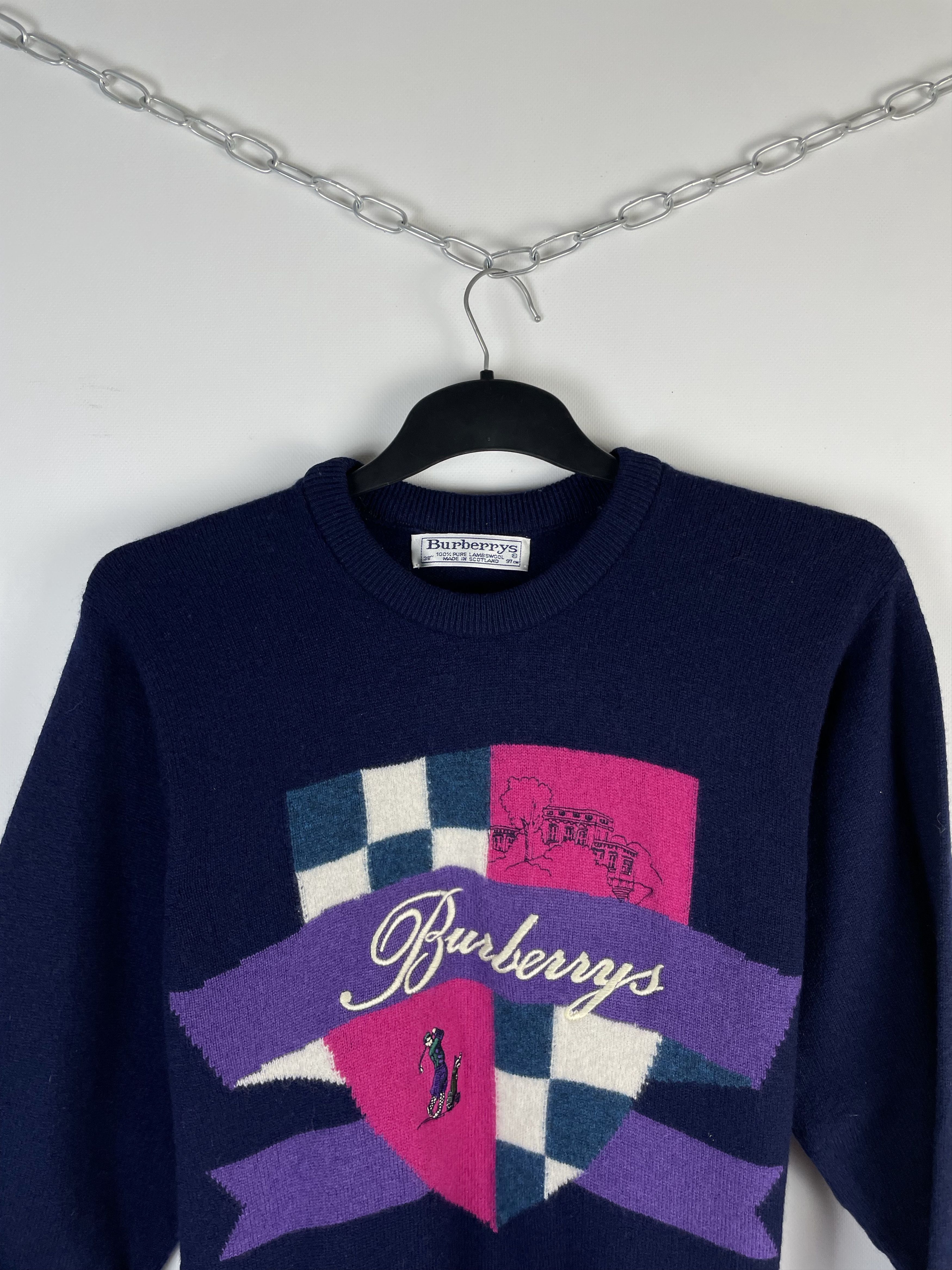 Burberry Vintage Burberry Jumper Sweater Knit Size US XS / EU 42 / 0 - 3 Thumbnail