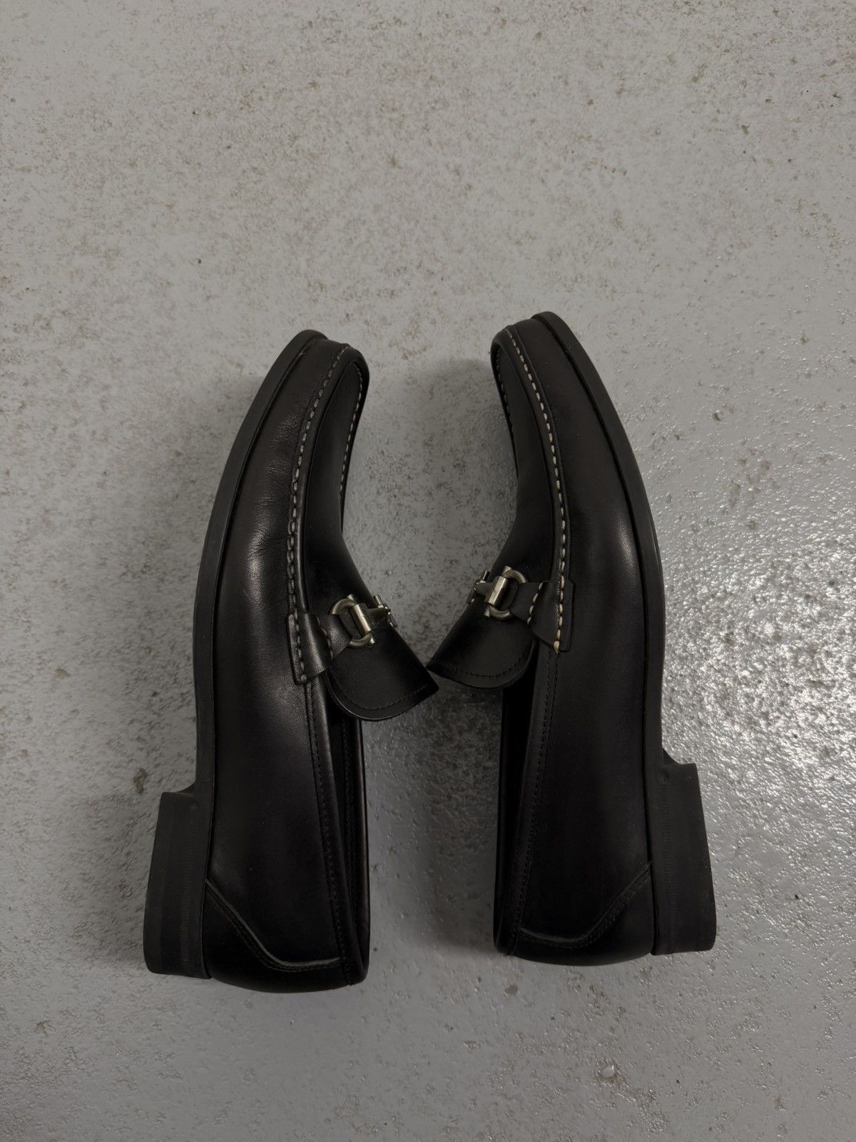 Salvatore Ferragamo Vintage Salvatore Ferragamo Metal Buckle Leather Moccasins Size US 8 / EU 41 - 13 Thumbnail