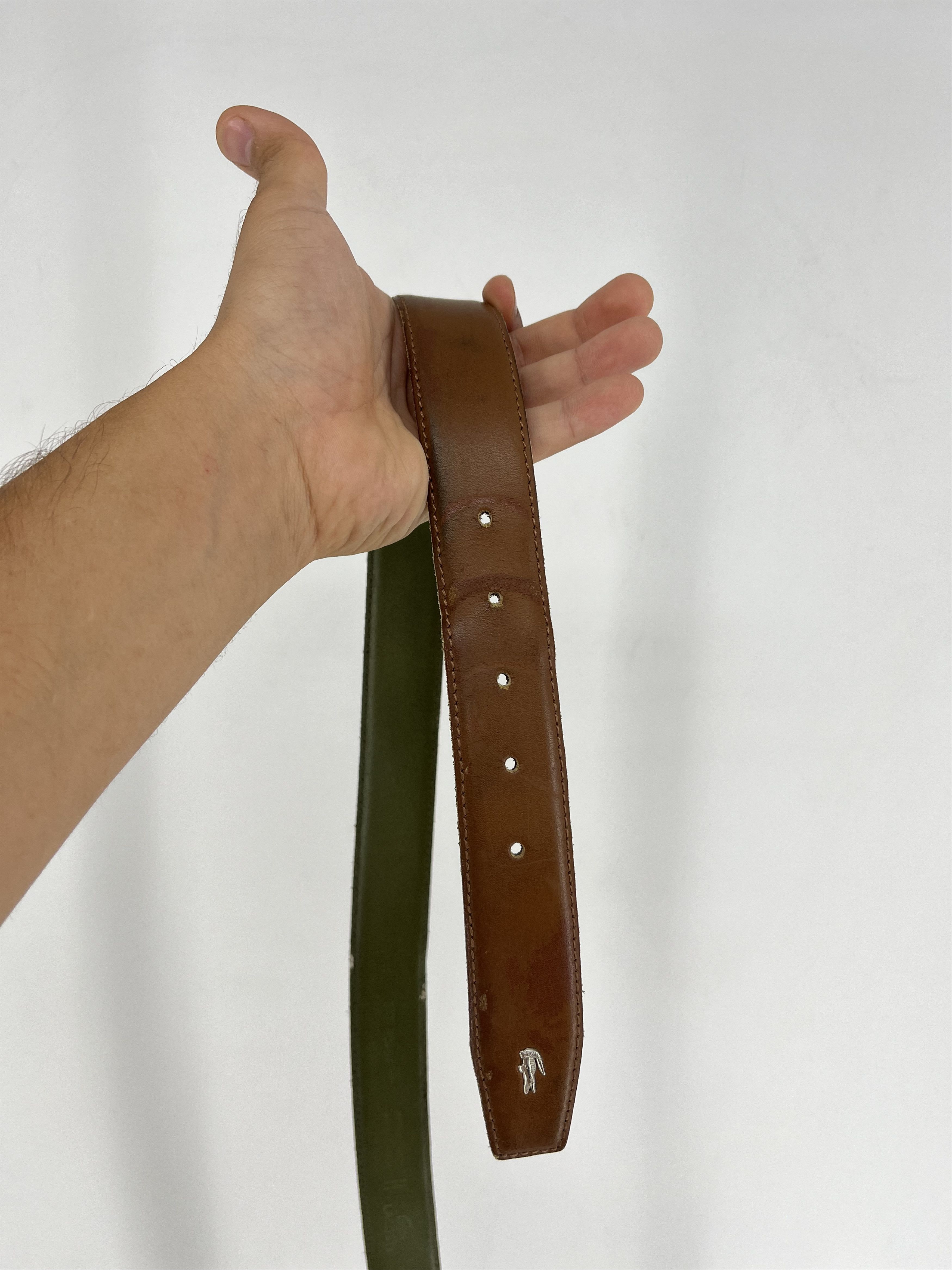 Lacoste Vintage Y2K Reversible Vintage Lacoste Belt Size ONE SIZE - 7 Thumbnail