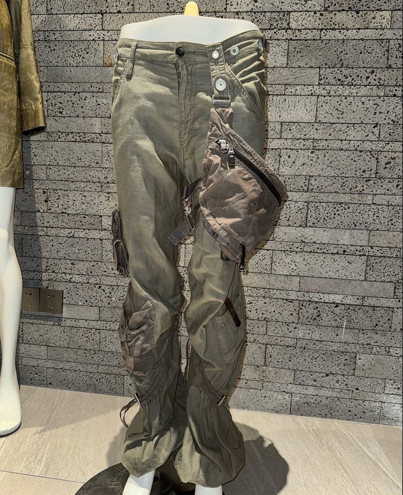 LGB ルグランブルー サルエル ベージュ size2archive y2k Le Grande Bleu (L.G.B.) L.G.B / LGB “SAHARA” Cargo Pants — | Grailed