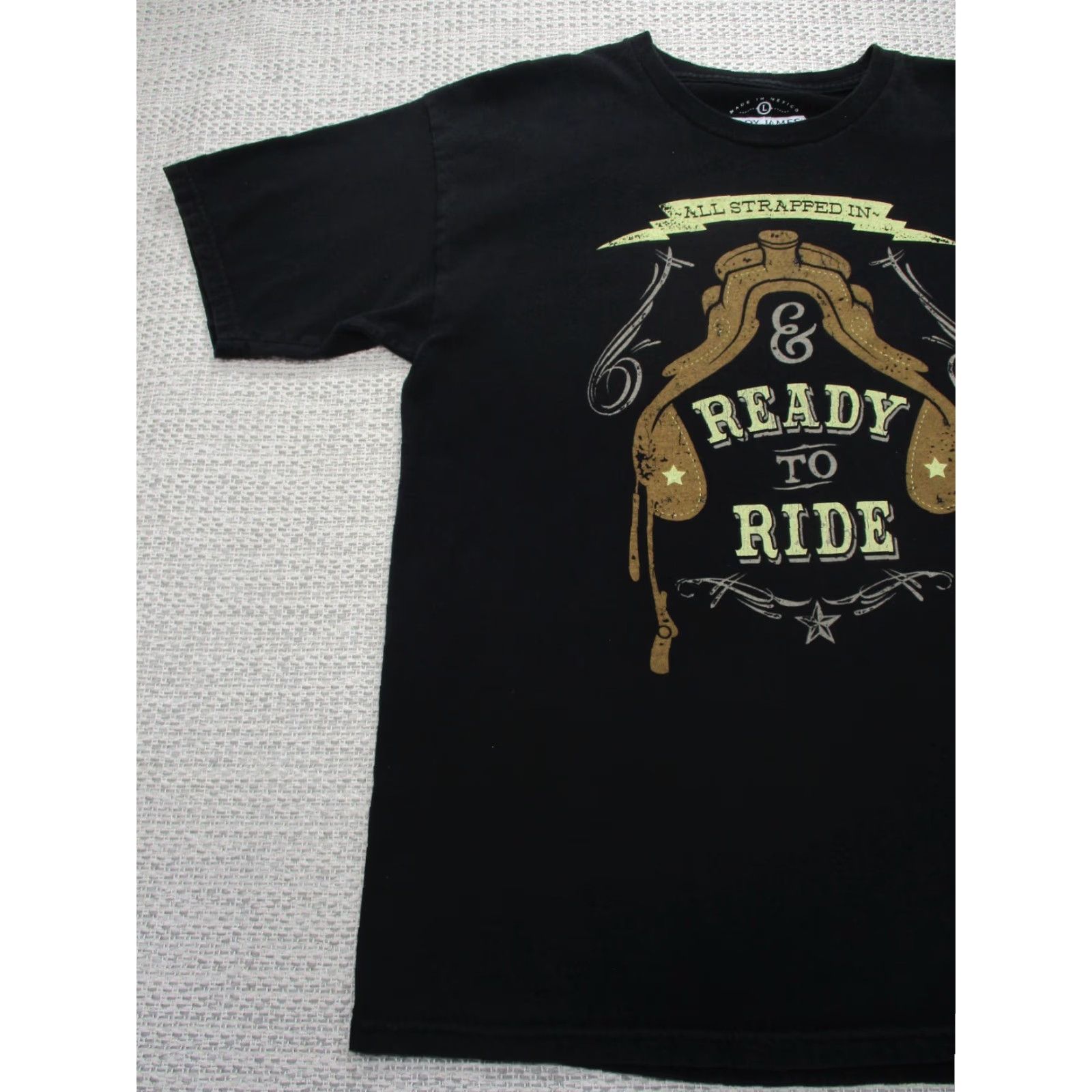 Cody James Cody James Tee Shirt Mens Large All Strapped In & Ready To Ride Graphic Size US L / EU 52-54 / 3 - 3 Thumbnail