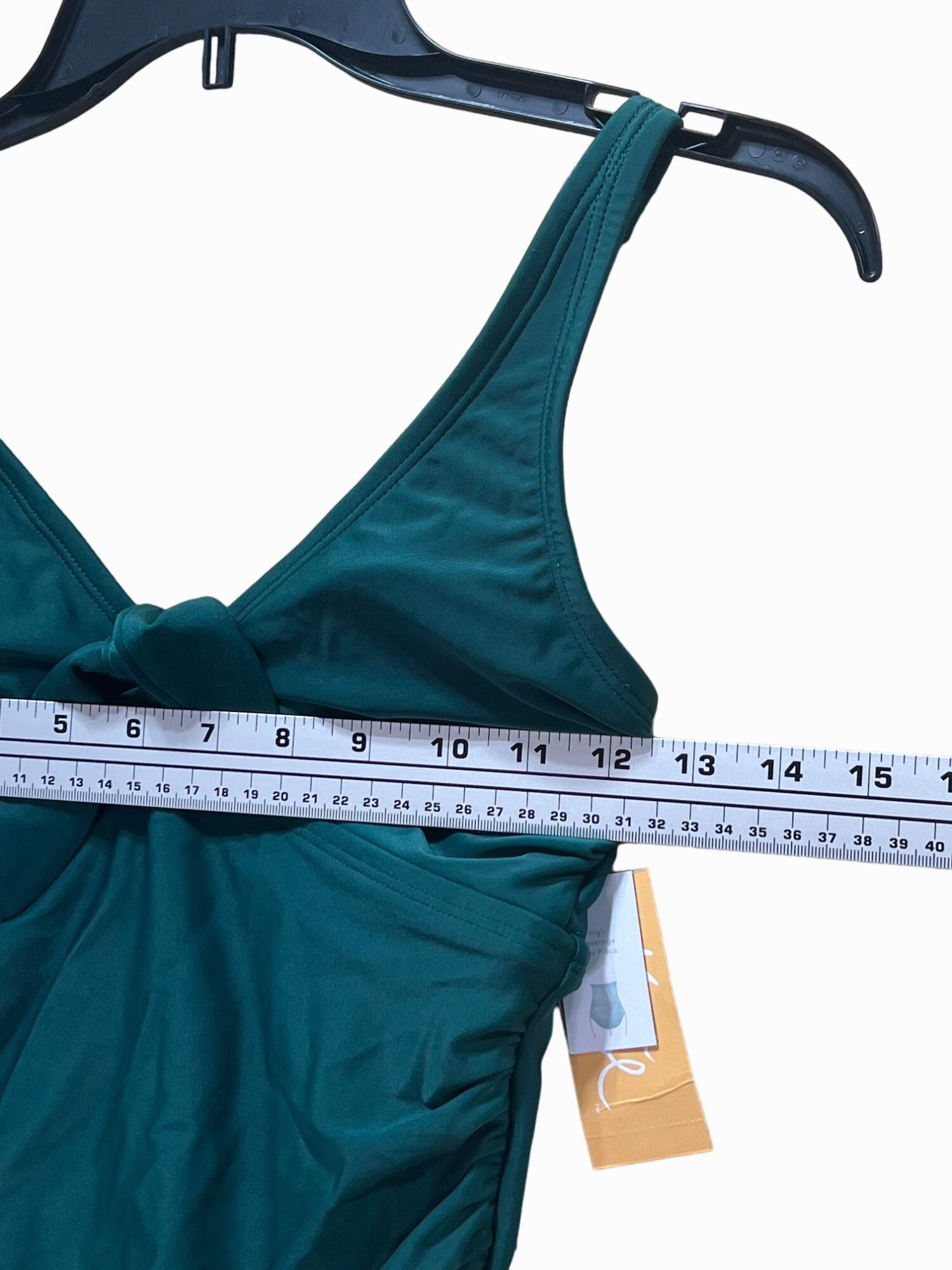 Other Kona Sol - Women's Tie-Front One Piece Swimsuit - Green - S Size ONE SIZE - 3 Thumbnail