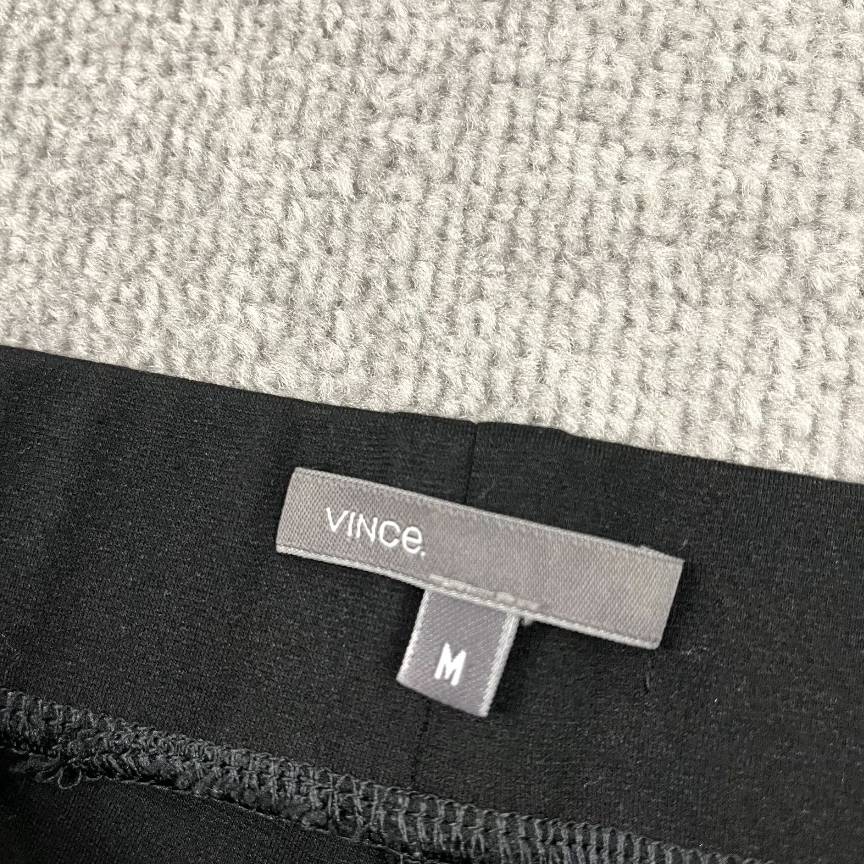 Vince Vince Pants Womens Medium / 31" Black Skinny Compression Stretch Pull On Office Size 32" / US 10 / IT 46 - 2 Thumbnail