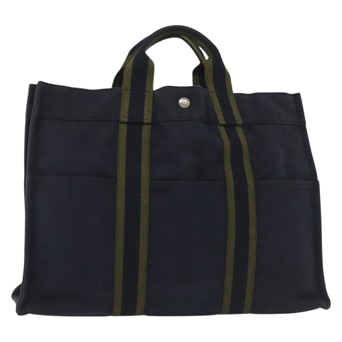 Hermes Hermes Fourre Tout Tote Toile Size ONE SIZE - 1 Thumbnail