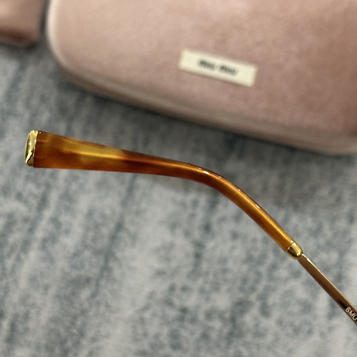 Miu Miu MIU MIU 0MU A54S 5AK04O SUNGLASSES Size ONE SIZE - 6 Thumbnail