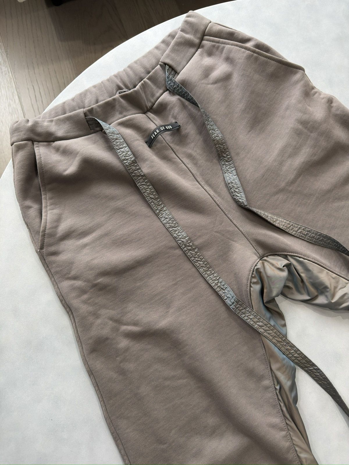 Fear of God Fear of God 6th Collection Relaxed Nylon Trimmed Sweatpants Size US 34 / EU 50 - 2 Thumbnail