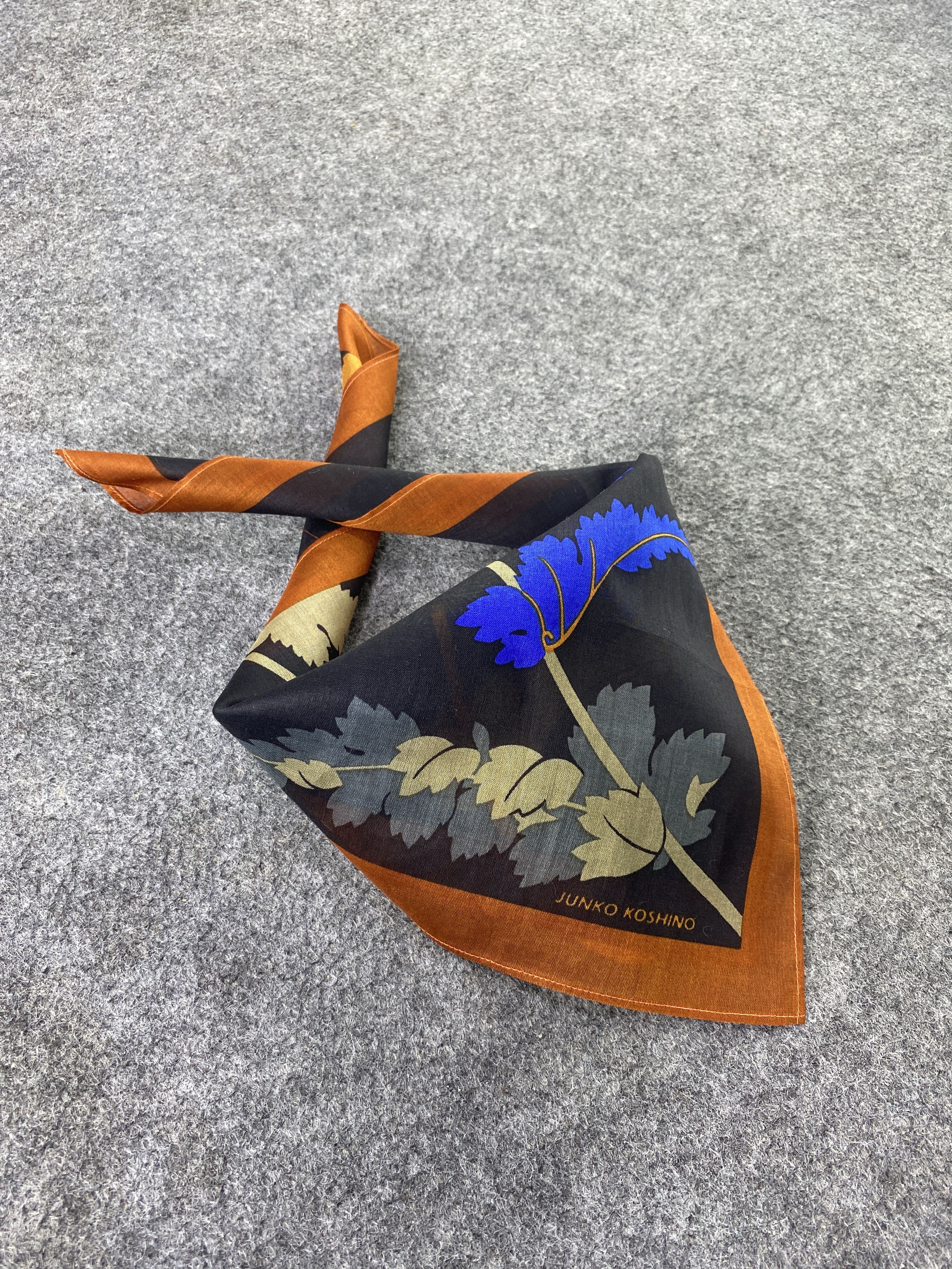 Japanese Brand Junko Koshino Handkerchief / Bandana / Neckerchief-B364 Size ONE SIZE - 1 Thumbnail