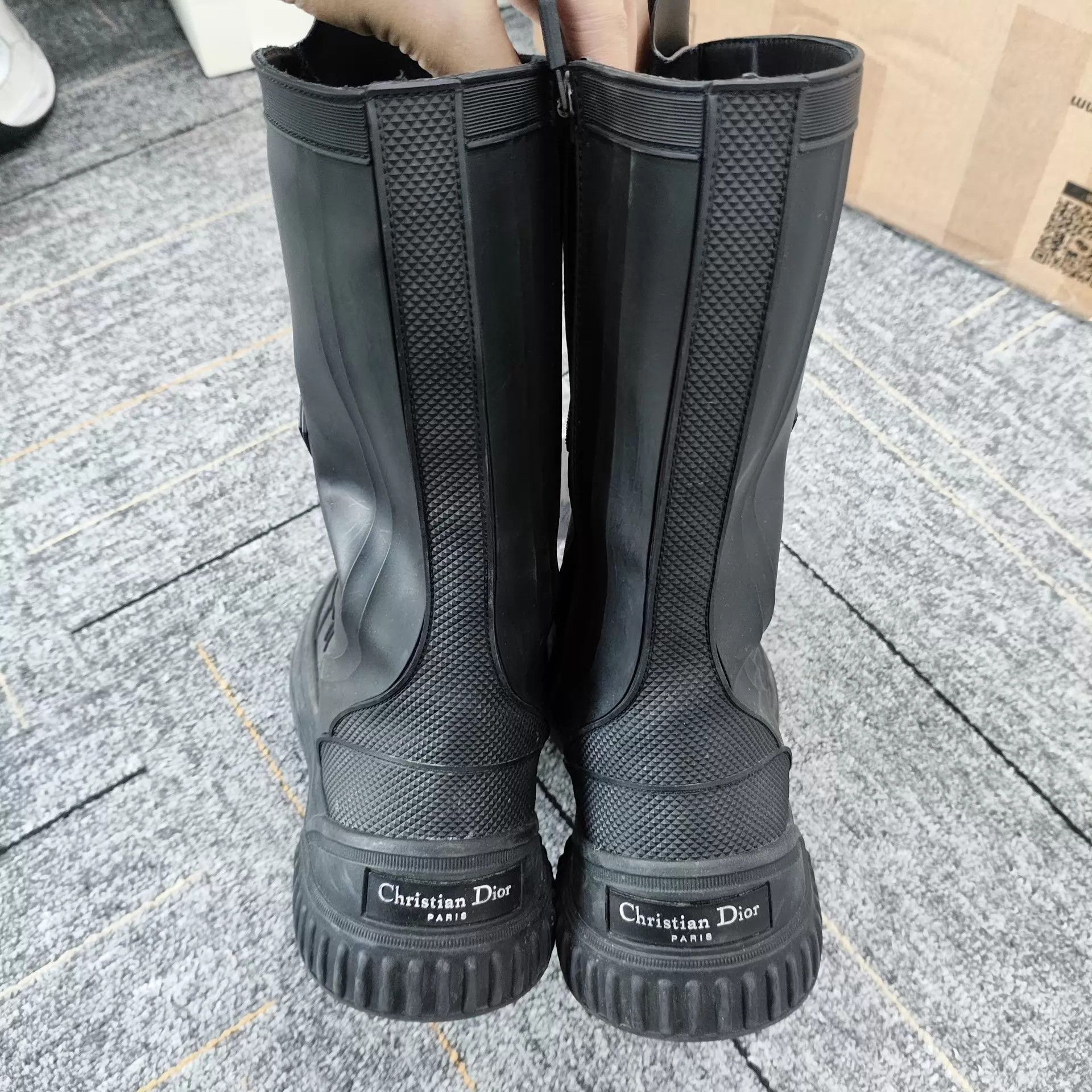 Dior Dior Black Leather Boots Size 35 Size US 4.5 / IT 34.5 - 4 Thumbnail