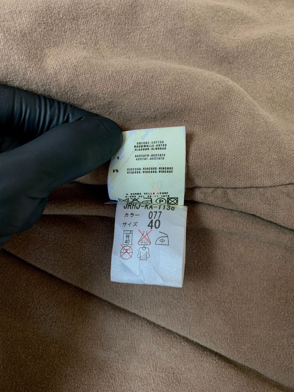 Helmut Lang FREE TAX! Vintage Cotton Military Heavy Coat Jacket Size US S / EU 44-46 / 1 - 14 Thumbnail