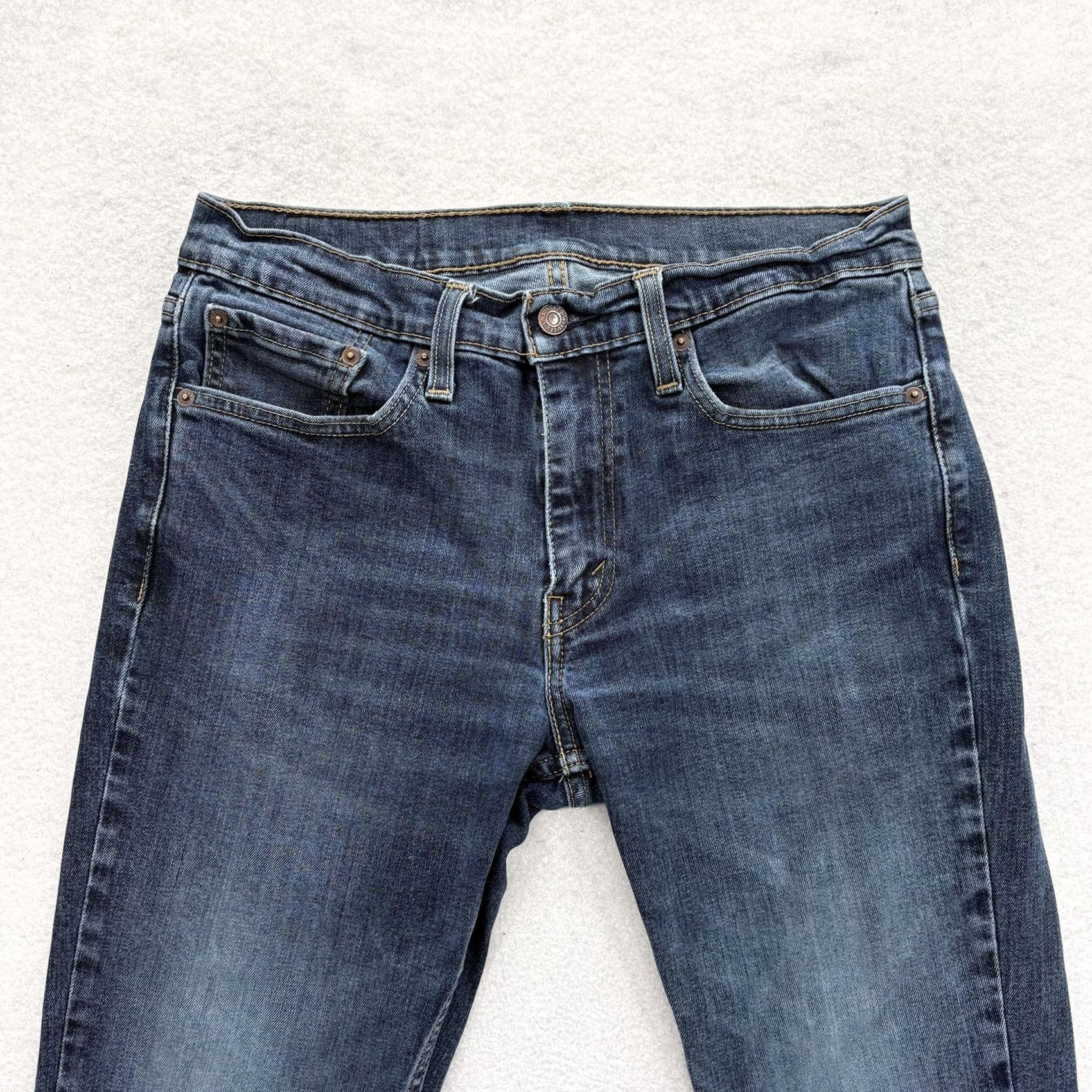 Levi's Levis 511 Jeans Mens Slim Straight Stretch Denim Pants 32x29 Blue Medium Wash Size US 32 / EU 48 - 2 Thumbnail