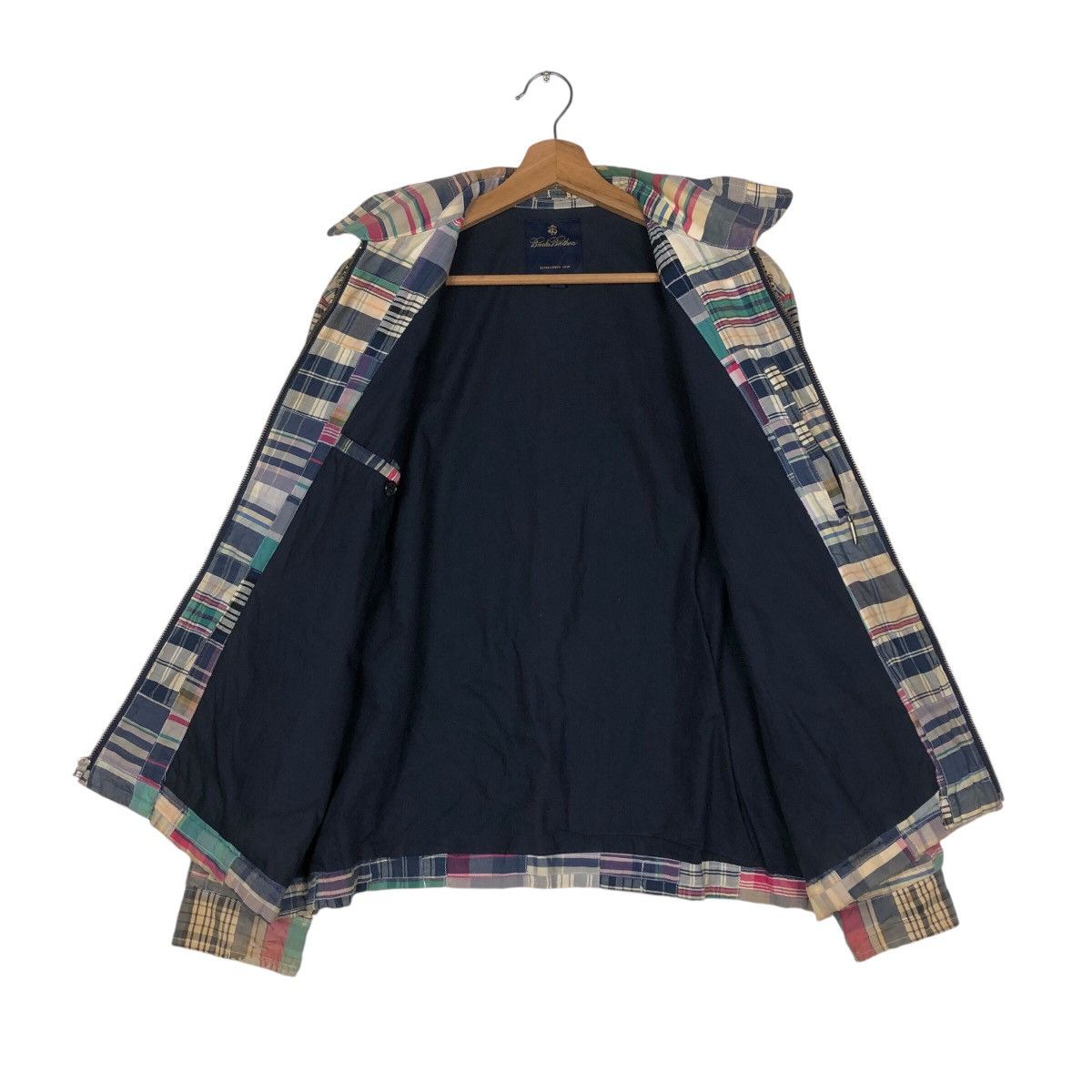 Japanese Brand 📌Vintage Bomber Jacket Patch Work Design Brooks Brother Size US S / EU 44-46 / 1 - 14 Thumbnail