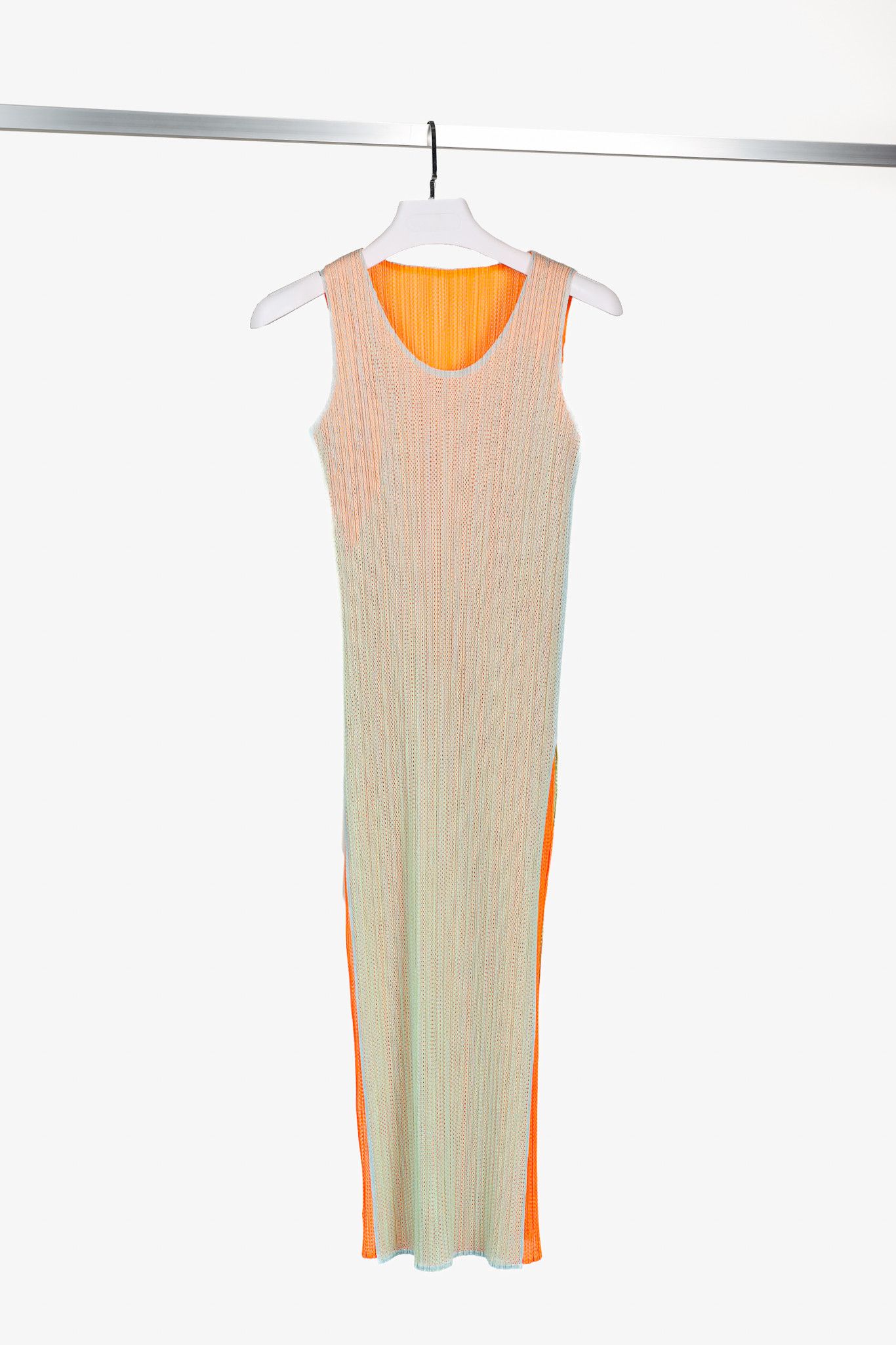 Pleats Please Issey Miyake Pleats Please Issey Miyake Gradient Mesh Overlay Dress Size M / US 6-8 / IT 42-44 - 1 Thumbnail