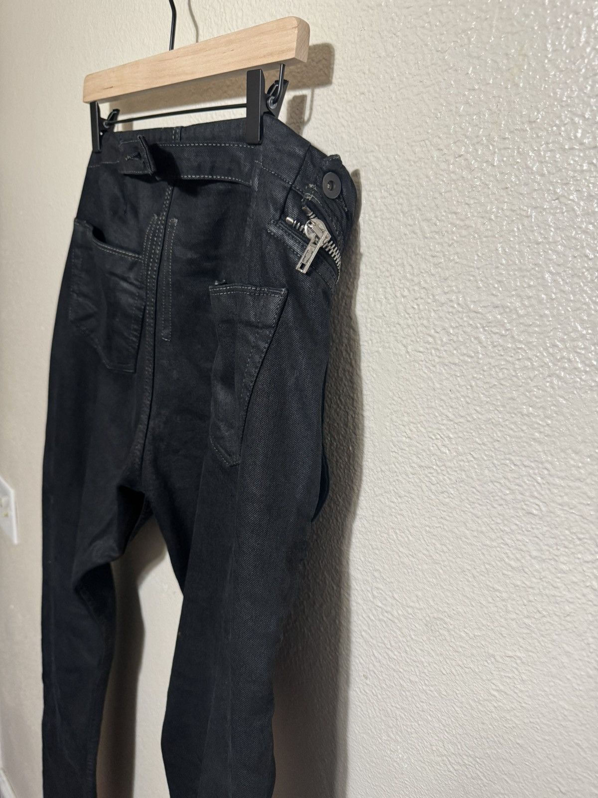 Rick Owens × Rick Owens Drkshdw Rick Owens Black Wax Aircuts Size US 31 - 4 Thumbnail