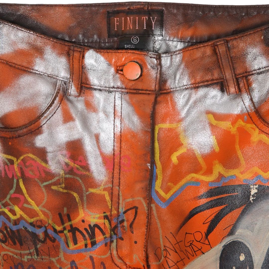 Other Nyree Arts Leather Pants Size US 30 / EU 46 - 8 Thumbnail