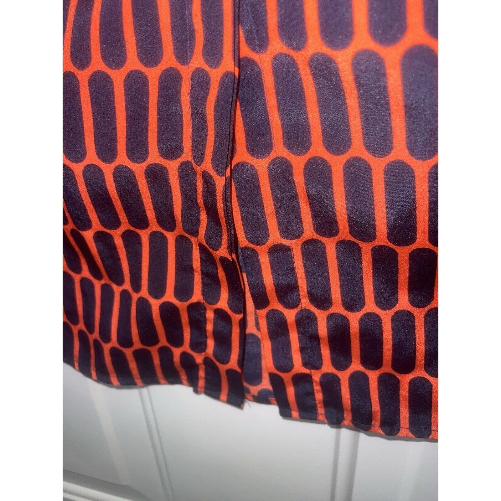Michael Kors Michael Kors Sleeveless Blouse Women's Size 2 Blue Orange Size XS / US 0-2 / IT 36-38 - 5 Thumbnail