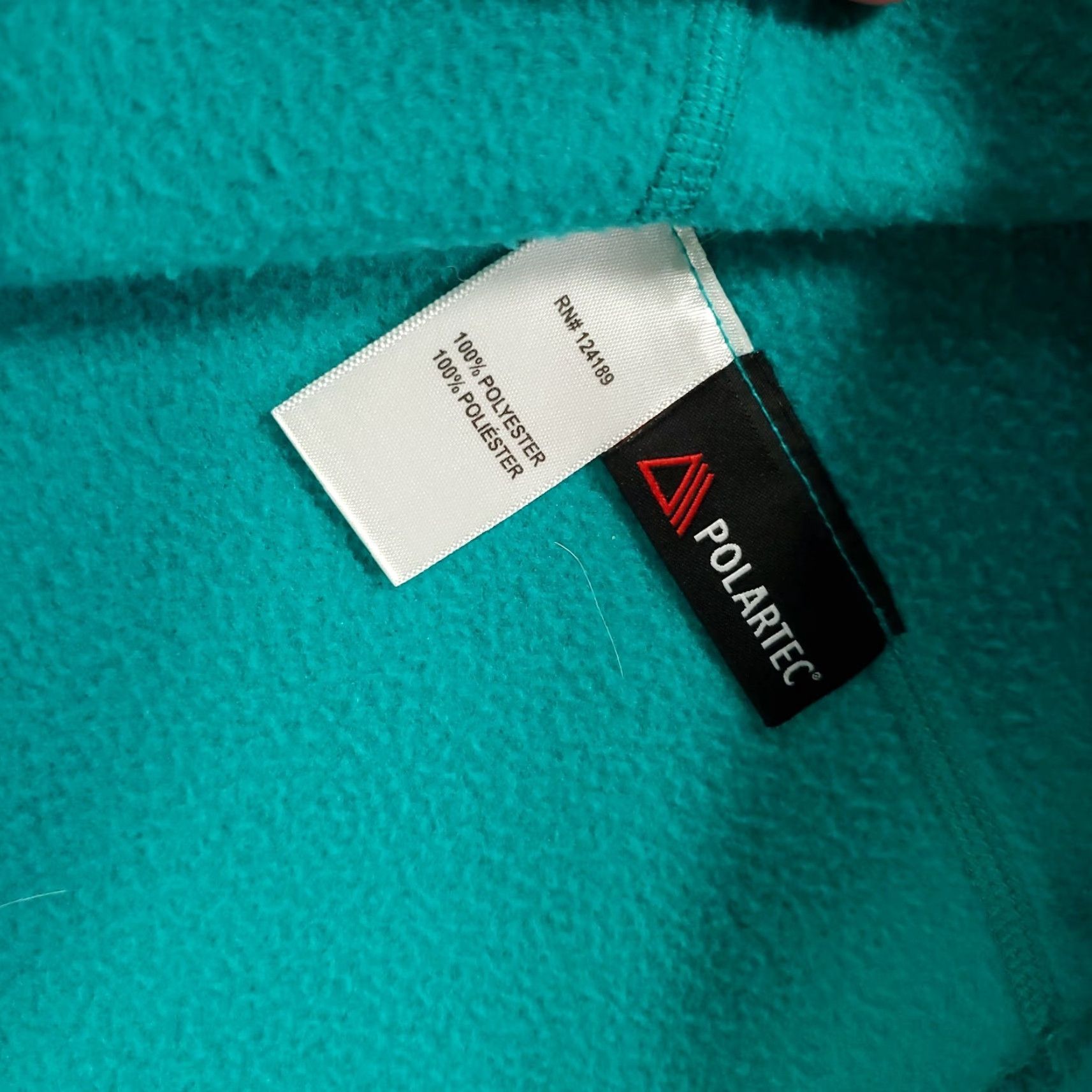 Altea VINTAGE Polartec Pullover Womens L Teal Blue Green 1/4 Zip Fleece Sweater Jacket Size L / US 10 / IT 46 - 6 Thumbnail