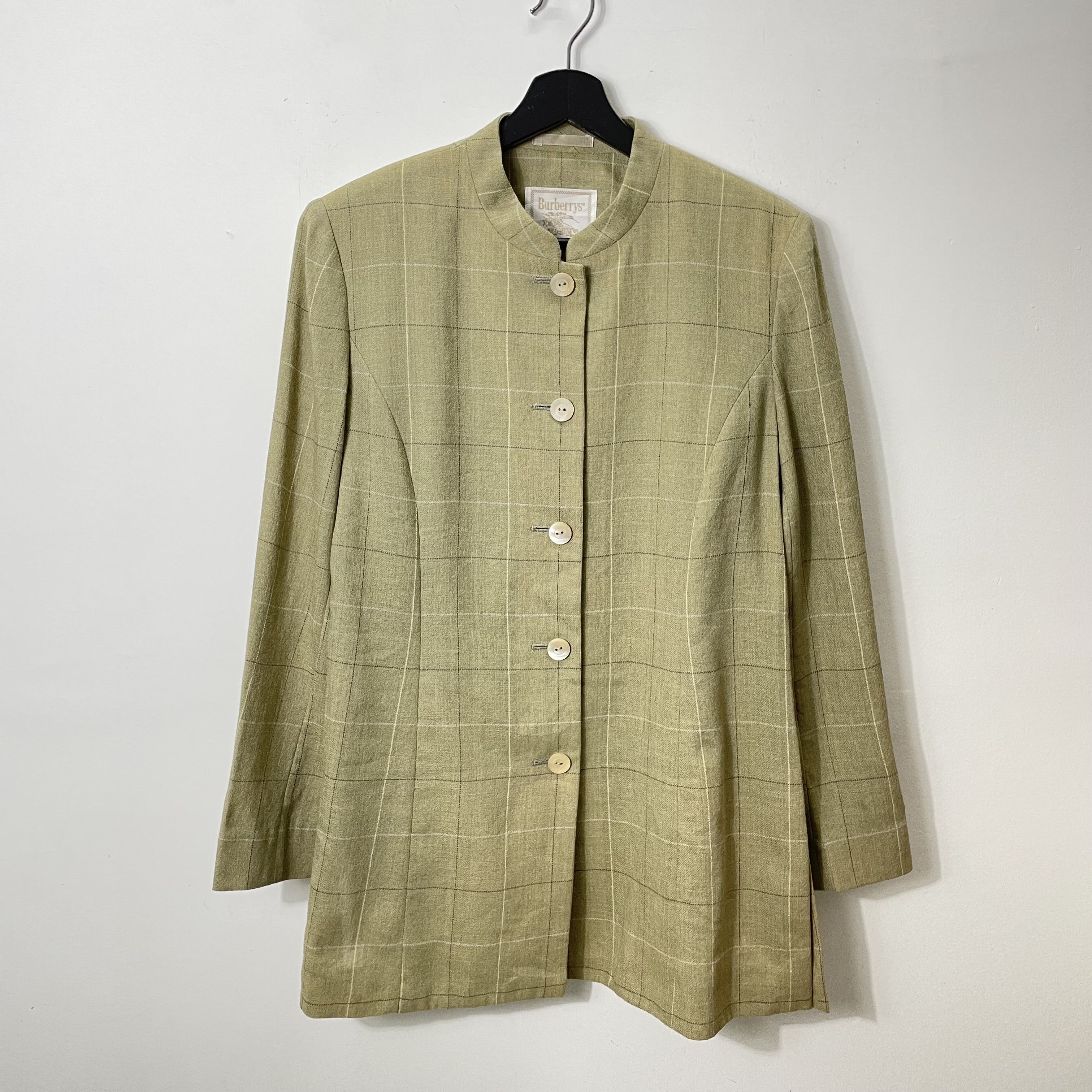 Burberry × Designer ⭐️SALE⭐️ [9] BURBERRY NOVACHECK BUTTON UP BLOUSE Size M / US 6-8 / IT 42-44 - 1 Thumbnail