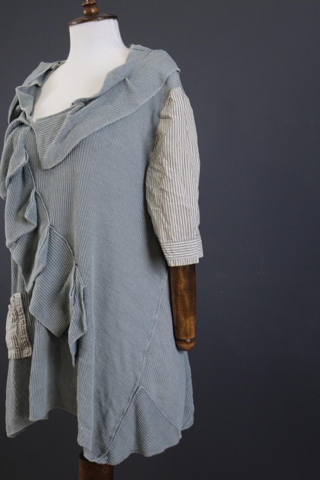 Barbour Bart Summer Lagenlook Party Linen A-Line Dress Size L Size L / US 10 / IT 46 - 7 Thumbnail