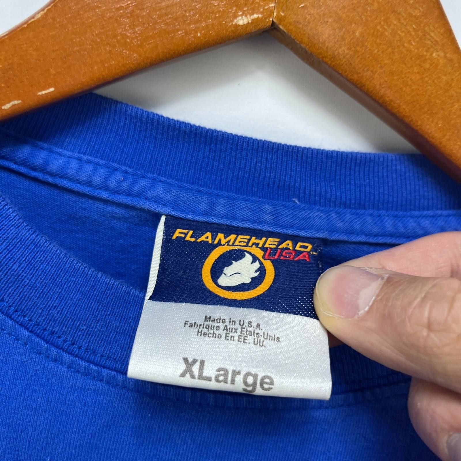 Vintage Vintage Flamehead USA BMX Long Sleeve Shirt Fits Med Large Size US L / EU 52-54 / 3 - 4 Thumbnail