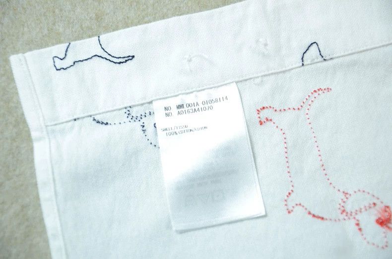 Thom Browne Thom Browne Sausage dog embroidered white shirt Size US M / EU 48-50 / 2 - 9 Thumbnail