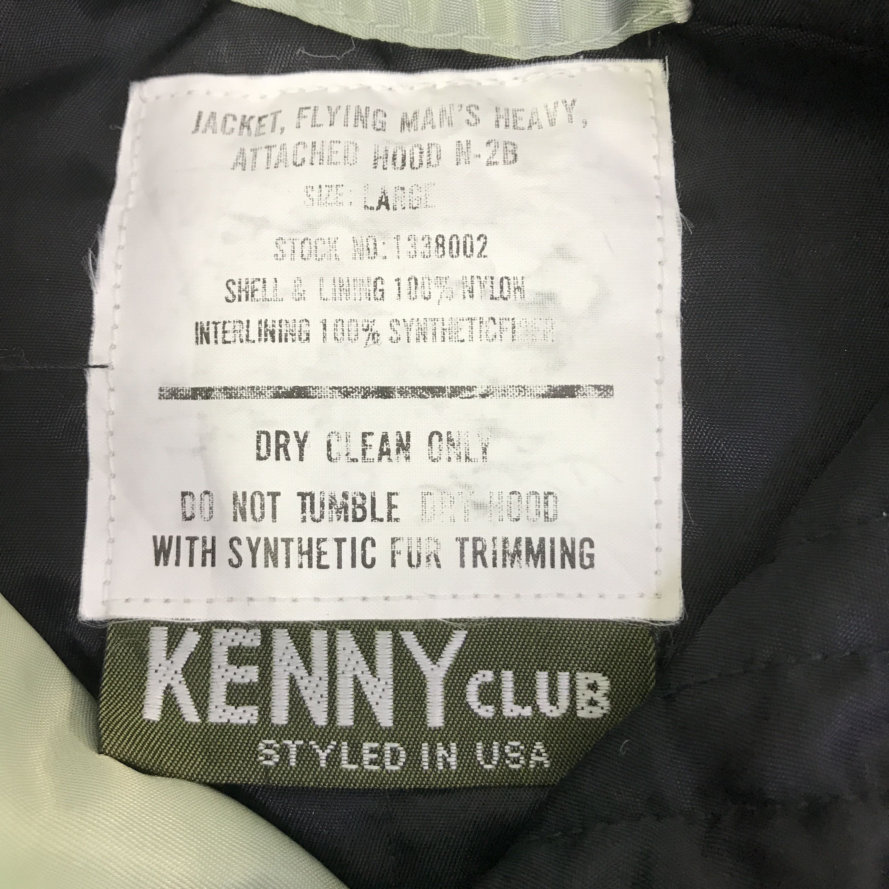 Japanese Brand Vtg Japan kenny club bombers Jacket fur hoodie K100B2 Size US L / EU 52-54 / 3 - 9 Thumbnail