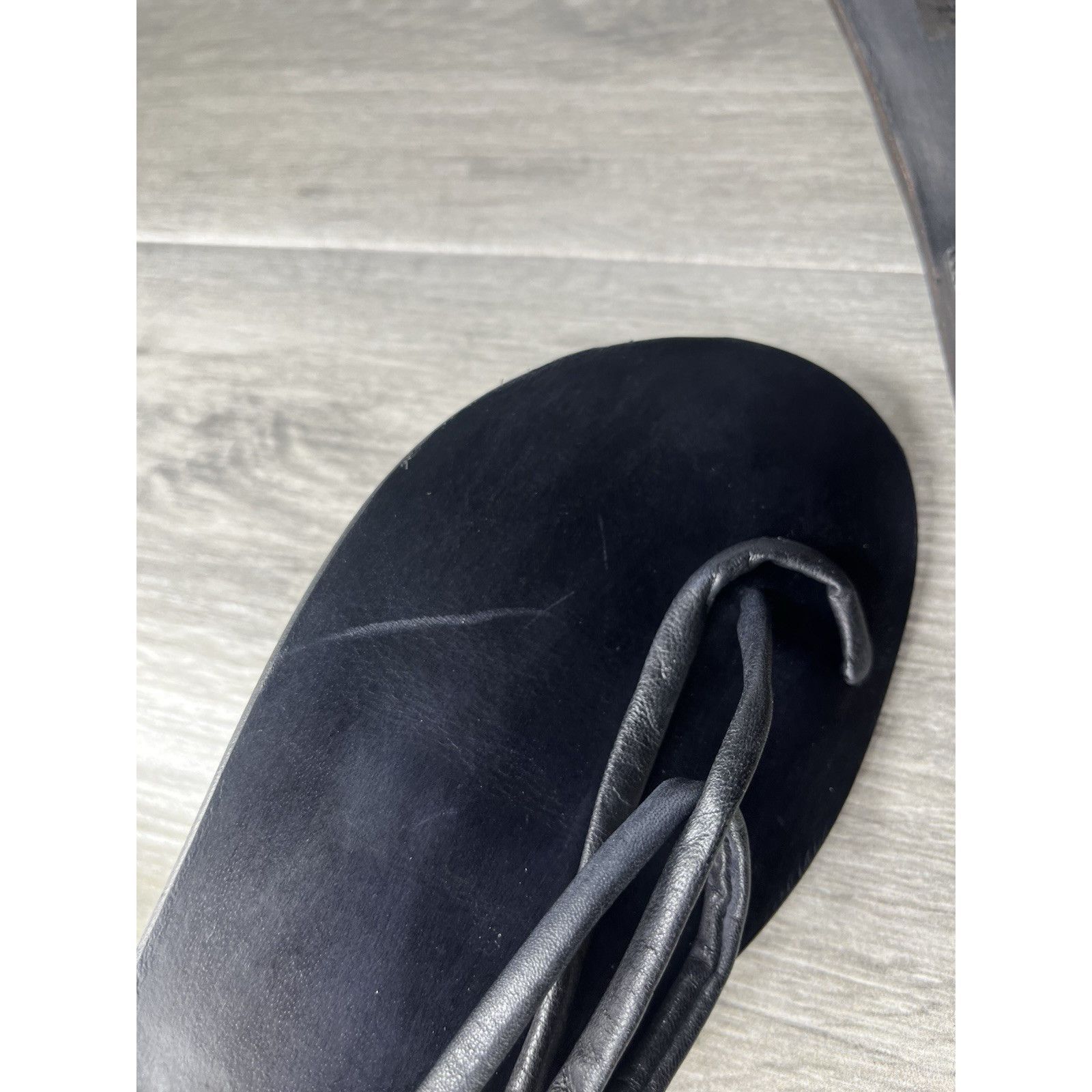 Free People Free People Kayla Black Leather Strappy Slides Sandals Women Size US 7.5 / IT 37.5 - 23 Thumbnail