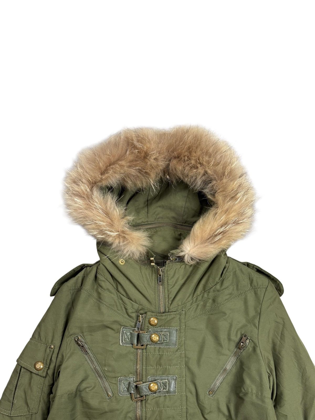 GOA 2000s Sly - Fur Hoodie Napoleon Style Jacket Size US M / EU 48-50 / 2 - 7 Thumbnail