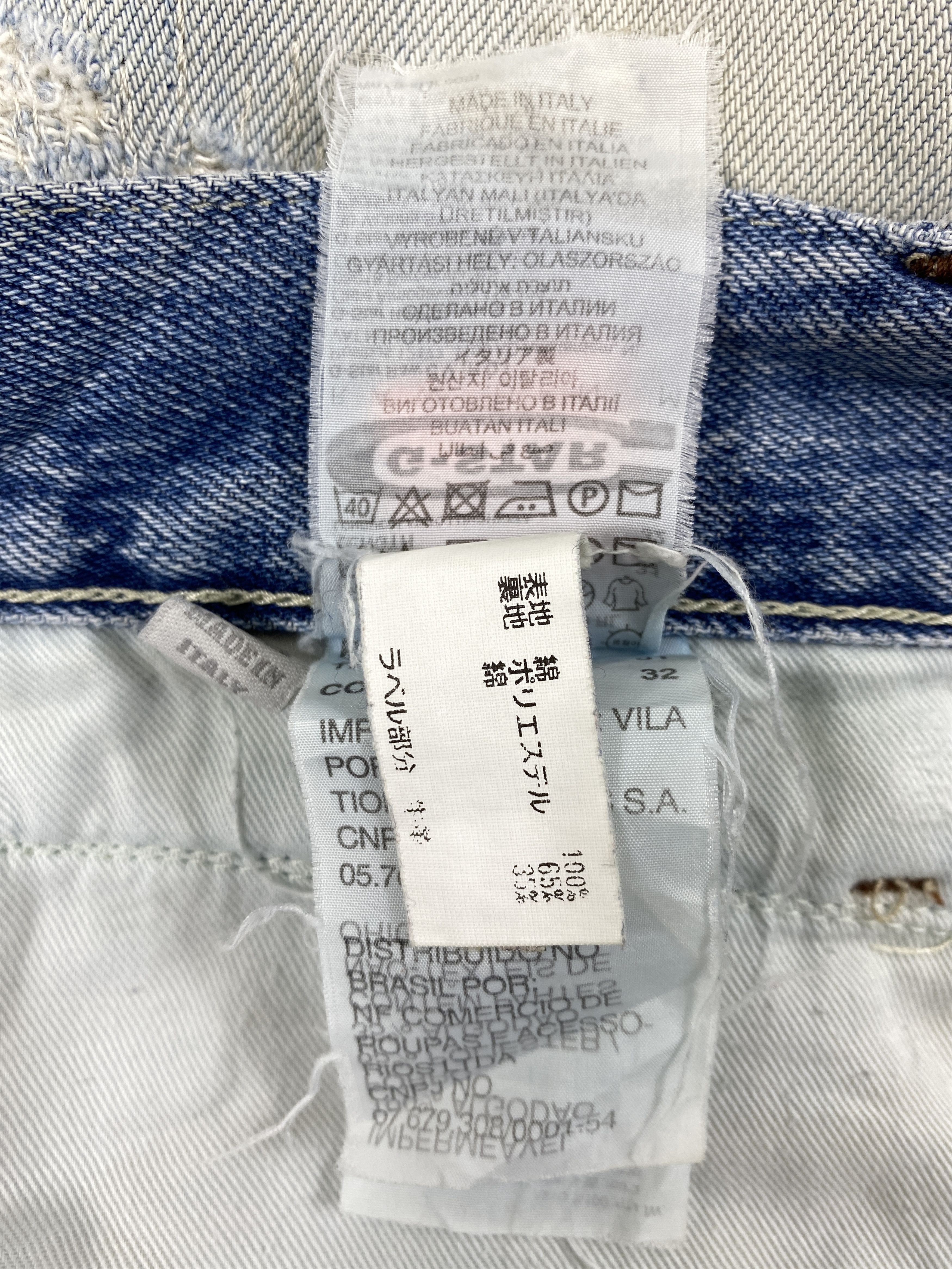 Japanese Brand Redline Light Wash G-Star Jeans 32x32.5 Denim -JN1339 Size US 32 / EU 48 - 8 Thumbnail