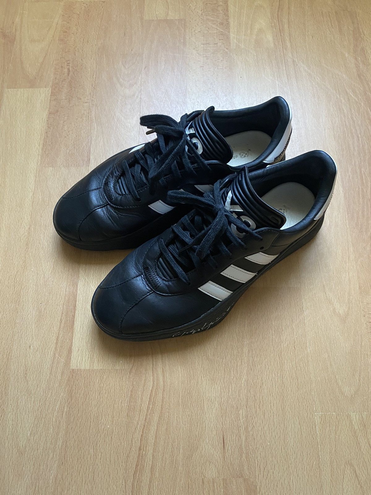 Adidas × Y-3 × Yohji Yamamoto Y3 Premium Leather Sneakers Size US 8.5 / EU 41-42 - 2 Thumbnail