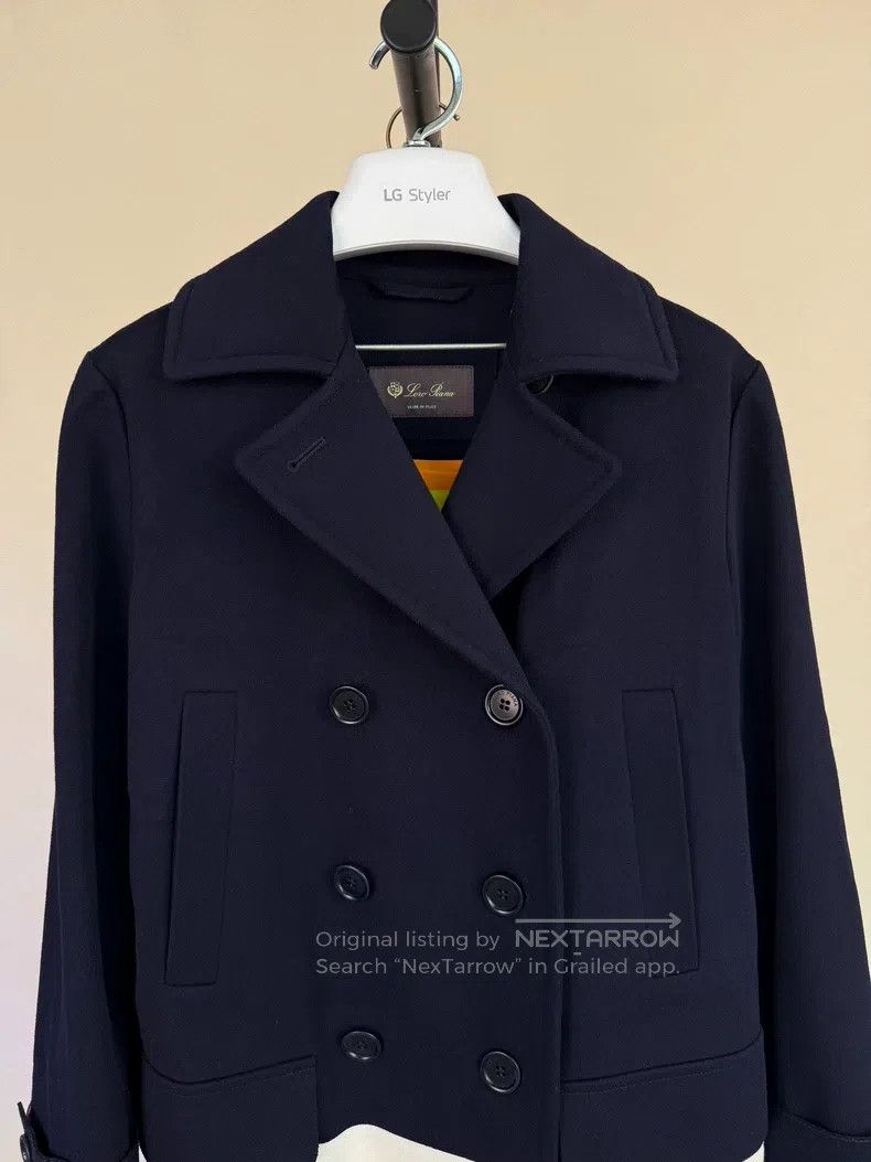 Loro Piana Loro Piana Navy wool coat Size S / US 4 / IT 40 - 7 Thumbnail