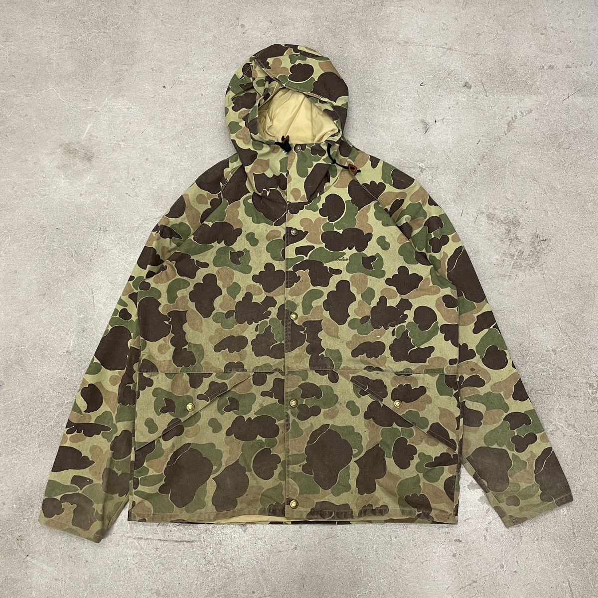 Veste Cabela's Gore-Tex Camouflage – Vintage Années 80, Homme Taille L – Excellent état