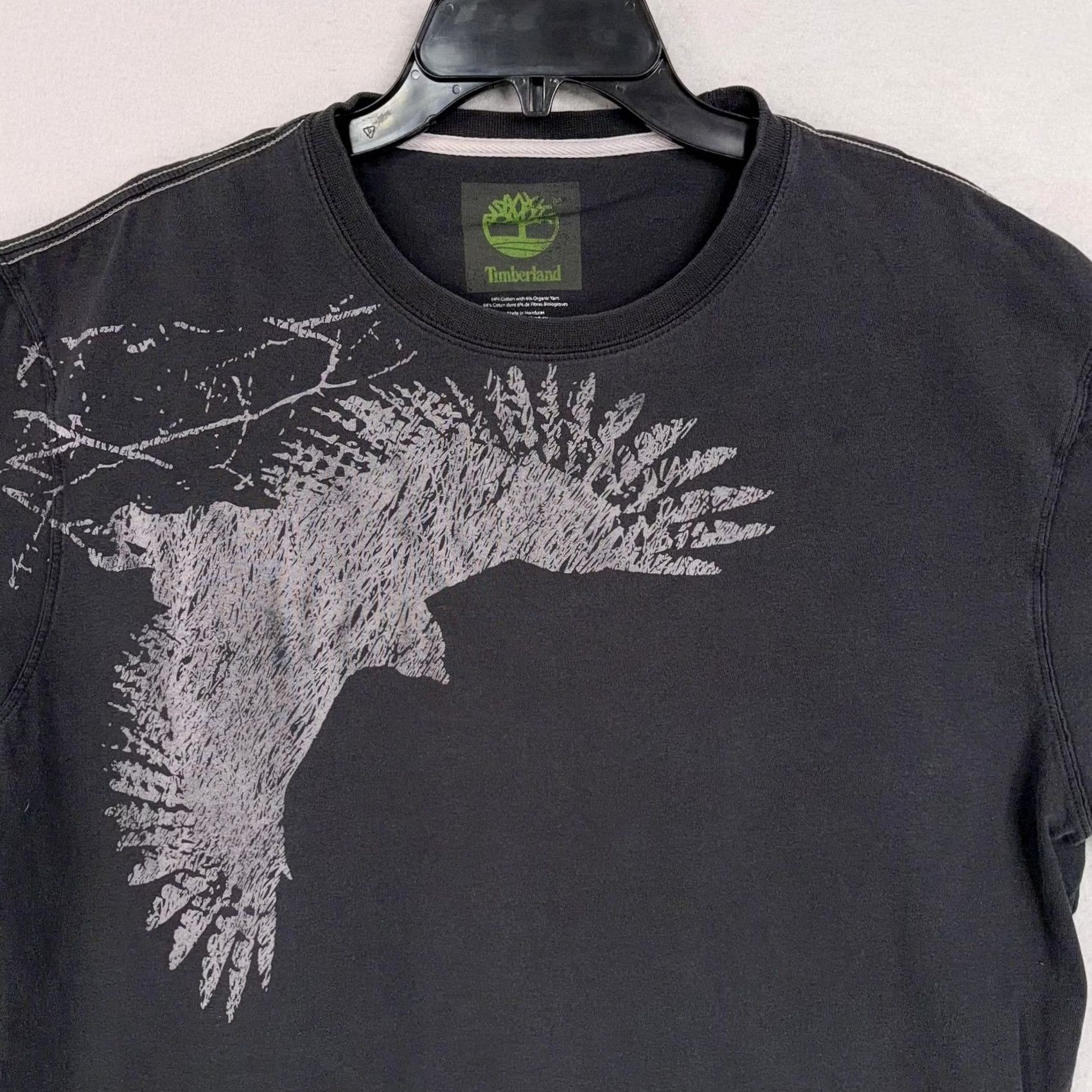 Timberland VINTAGE Timberland Shirt Mens XL Black Eagle Bird Graphic Nature Outdoor Tee Size US XL / EU 56 / 4 - 2 Thumbnail