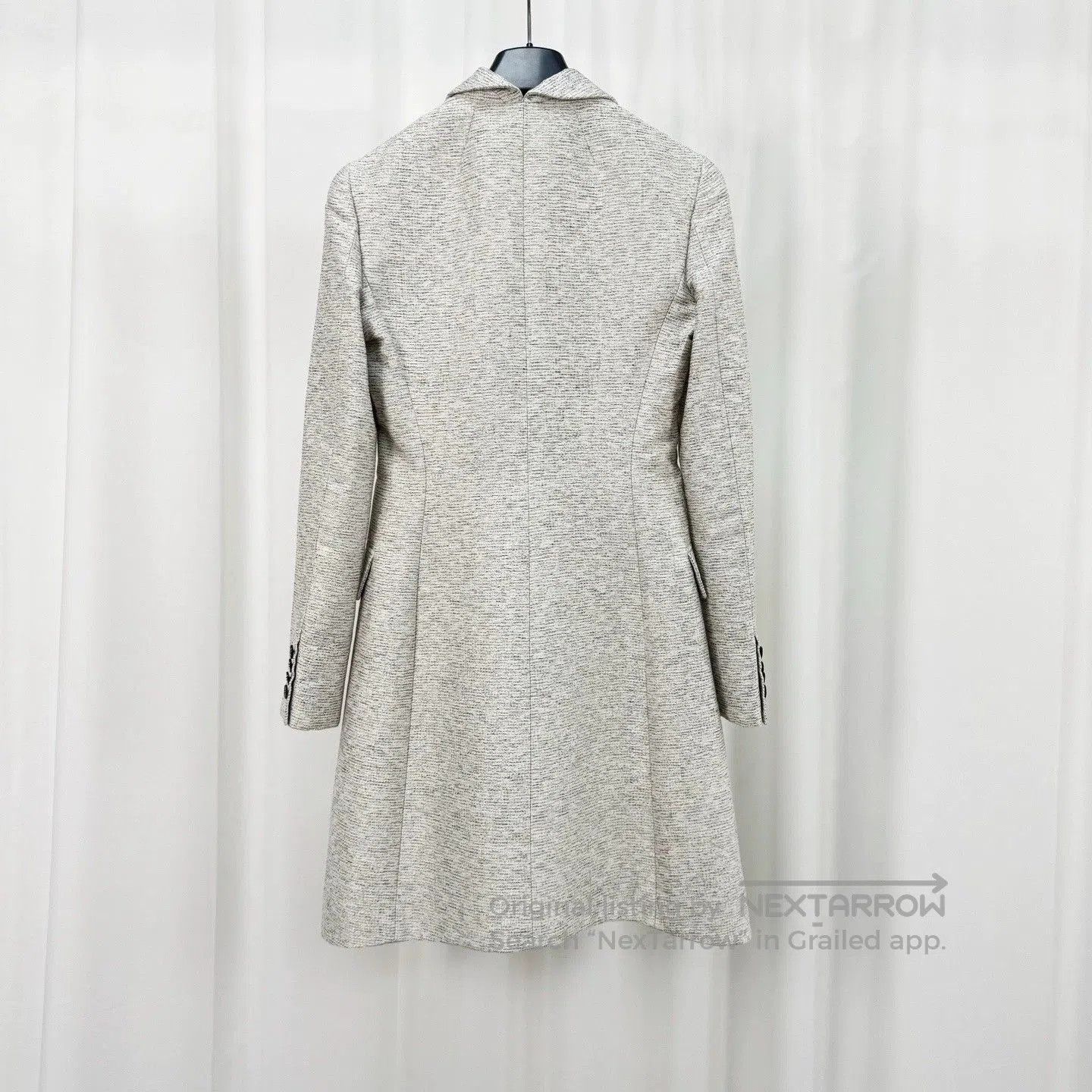 Dior dior silver gray single-breasted wool coat. Size US S / EU 44-46 / 1 - 2 Thumbnail