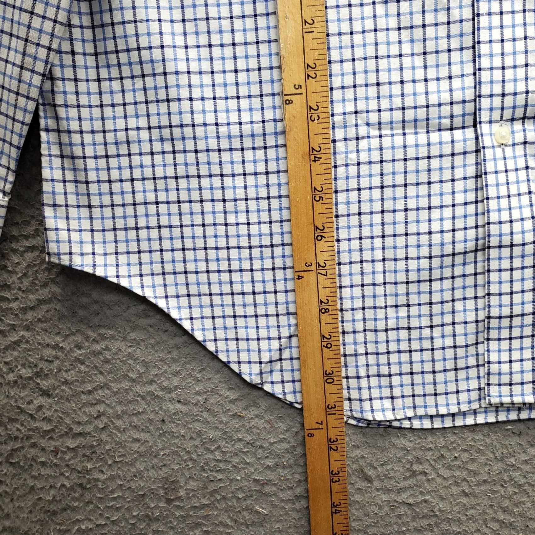Ralph Lauren Lauren Ralph Lauren Dress Shirt Mens 16.5 Multicolor Plaid Classic Stretch Non-Iron Shirt Mens XS-XL? Size 46R - 3 Thumbnail