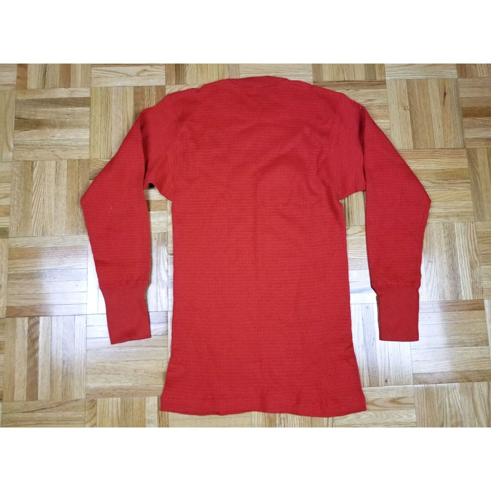 Vintage VINTAGE CAROL BRENT RED WAFFLE THERMAL T-SHIRT LONG SLEVEE SZ MEDIUM Womens Size M / US 6-8 / IT 42-44 - 5 Thumbnail
