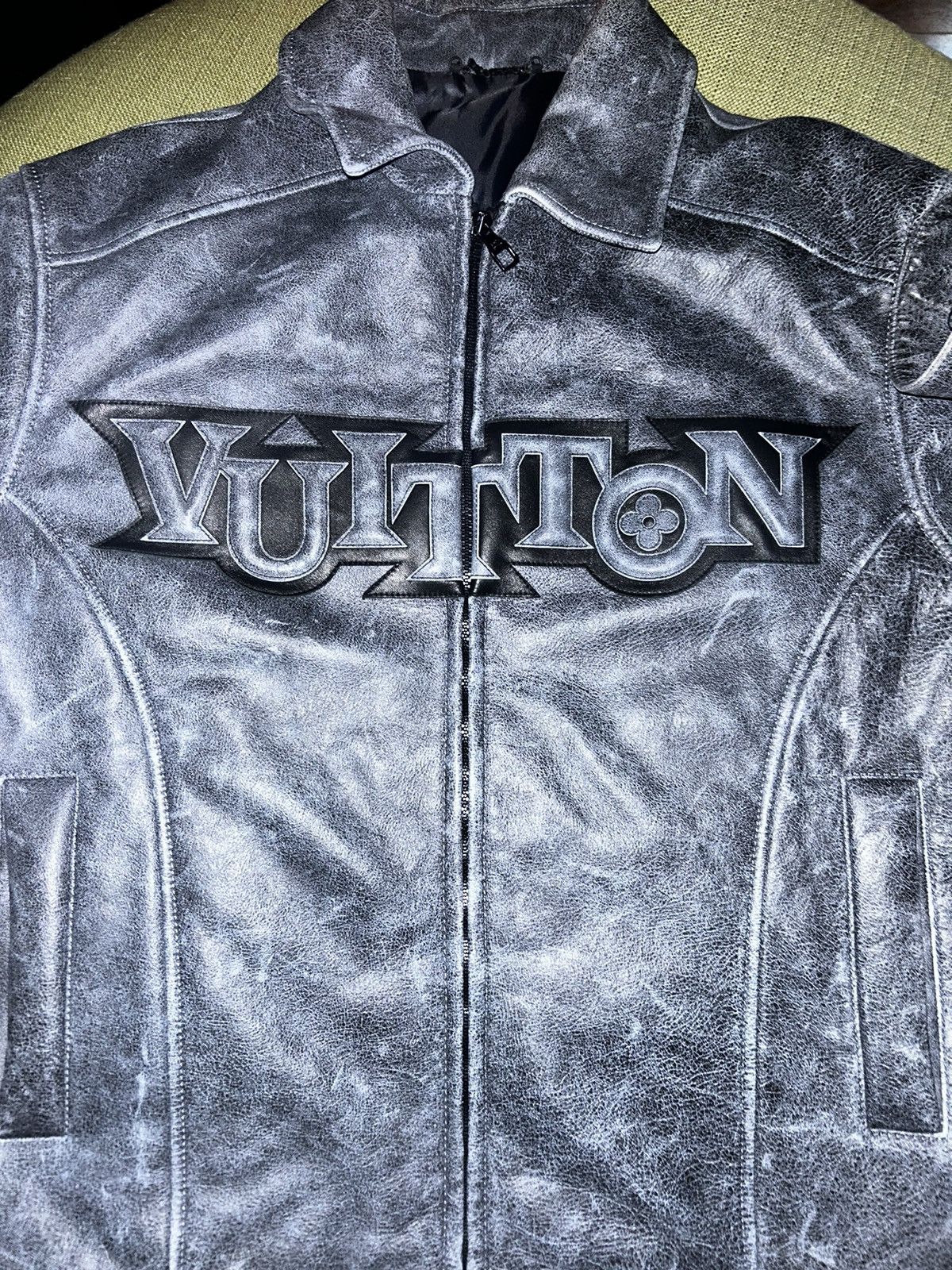 image of Louis Vuitton Stadium Jacket 2024 in Grey, Men's (Size Medium)