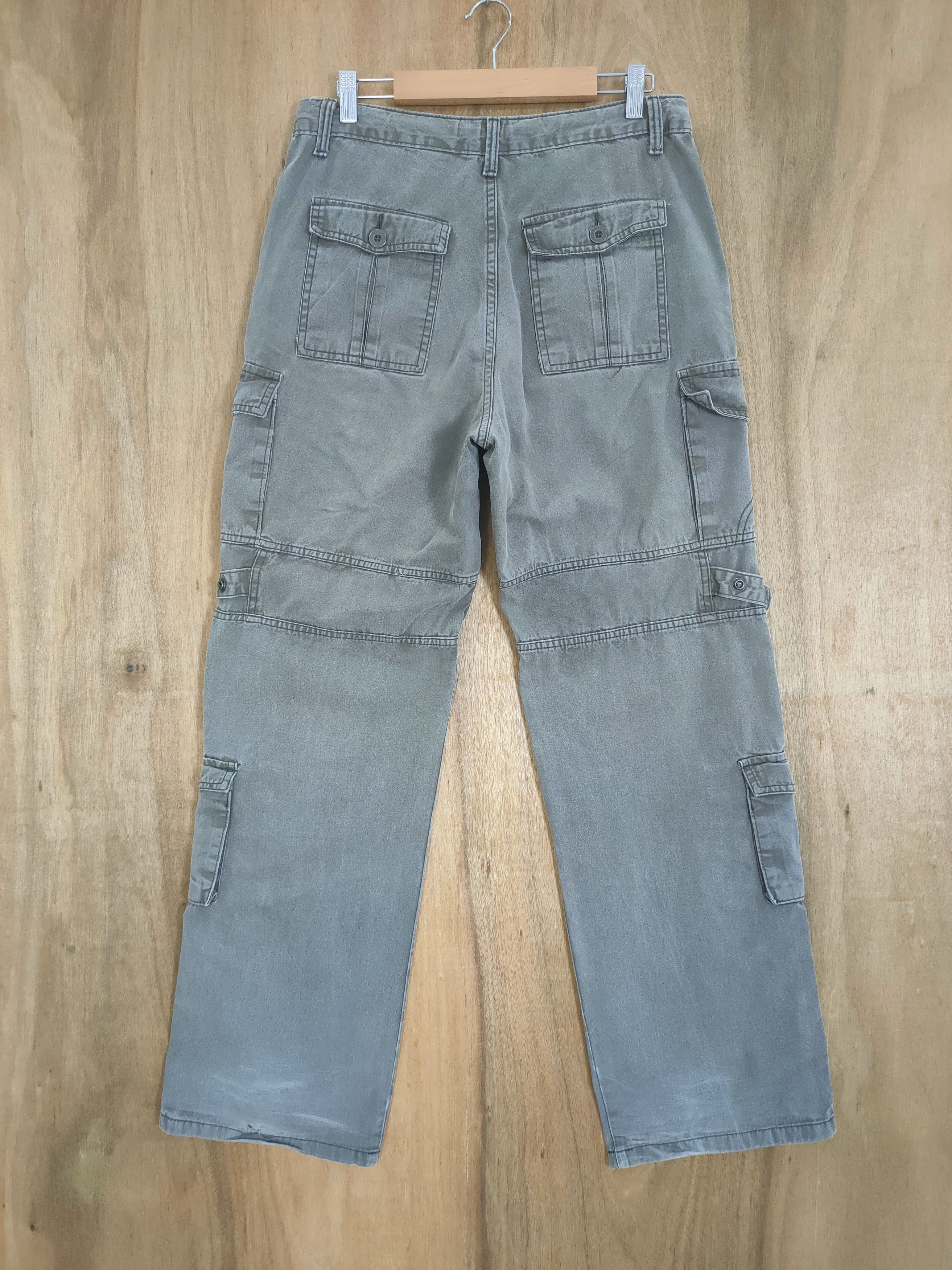Abercrombie & Fitch 9 POCKET ABERCROMBIE BONDAGE CARGO PANTS Size US 30 / EU 46 - 6 Thumbnail