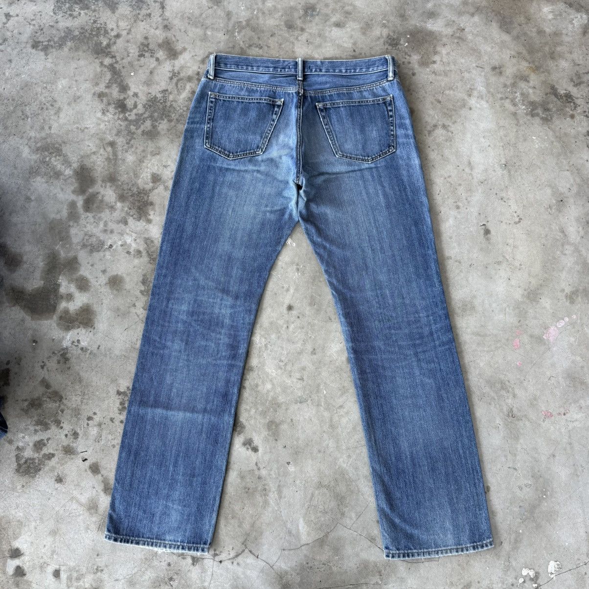Japanese Brand Vintage Japanese Brand Faded Mud Wash Denim Jean Pants Size US 37 - 7 Thumbnail