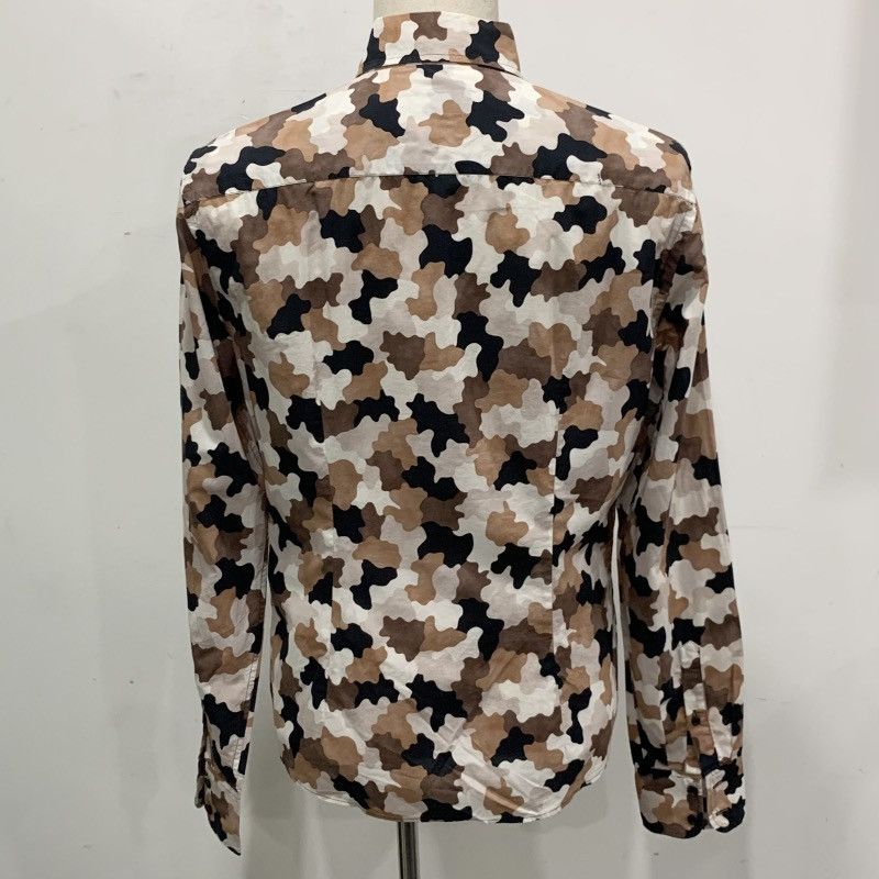 Prada Prada Camo Print Men Shirt Sz 40 15 3/4 UCM682 Size US M / EU 48-50 / 2 - 2 Thumbnail