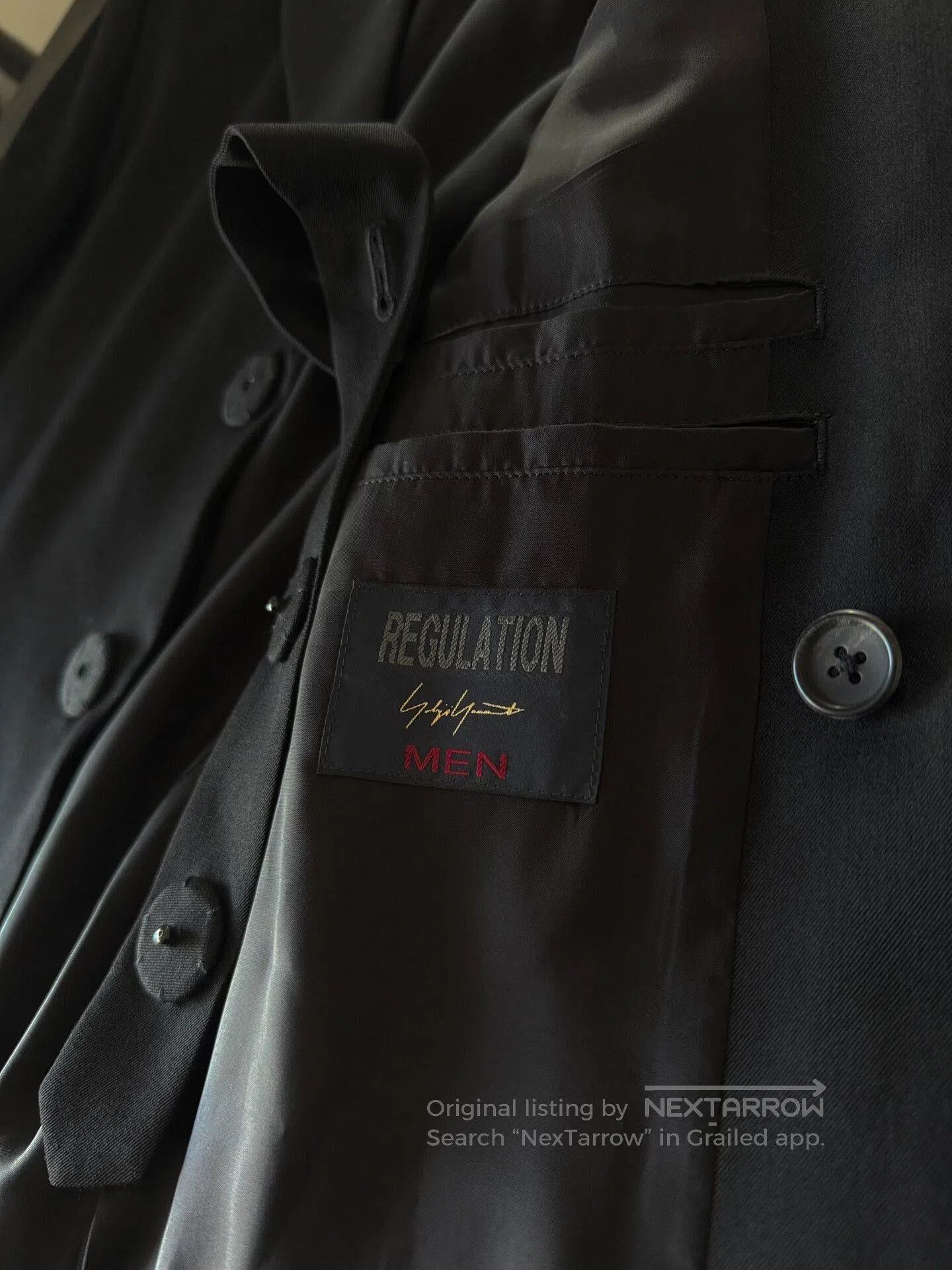 Yohji Yamamoto yohji yamamoto black wool coat. Size US M / EU 48-50 / 2 - 8 Thumbnail