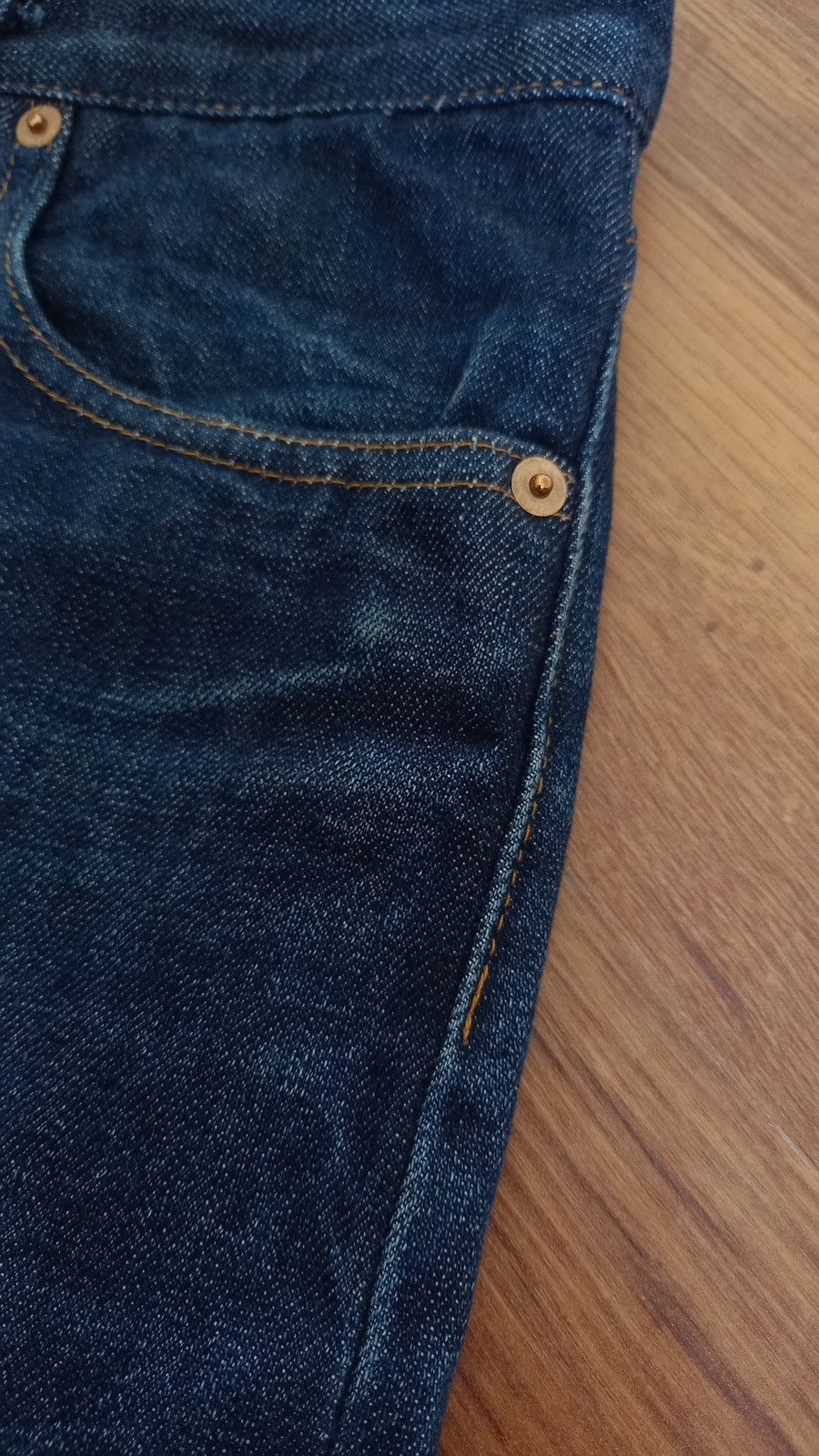 RESOLUTE Resolute 712 Denim Blue Jeans Made In Japan W31 Selvedge Size US 31 - 3 Thumbnail