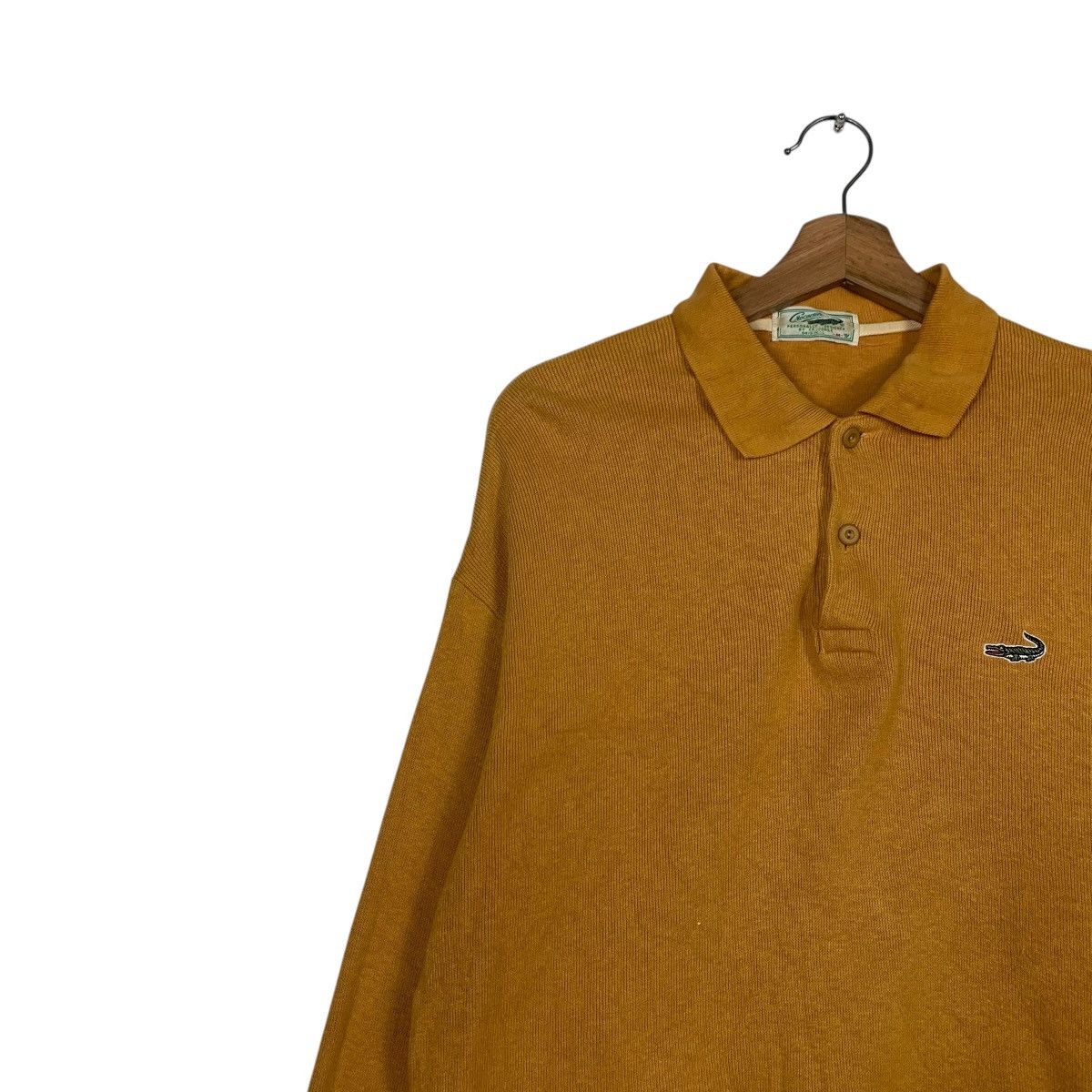 Japanese Brand Vintage CROCODILE Half Button Polo Sweatshirt #2403-C108 Size US M / EU 48-50 / 2 - 6 Thumbnail