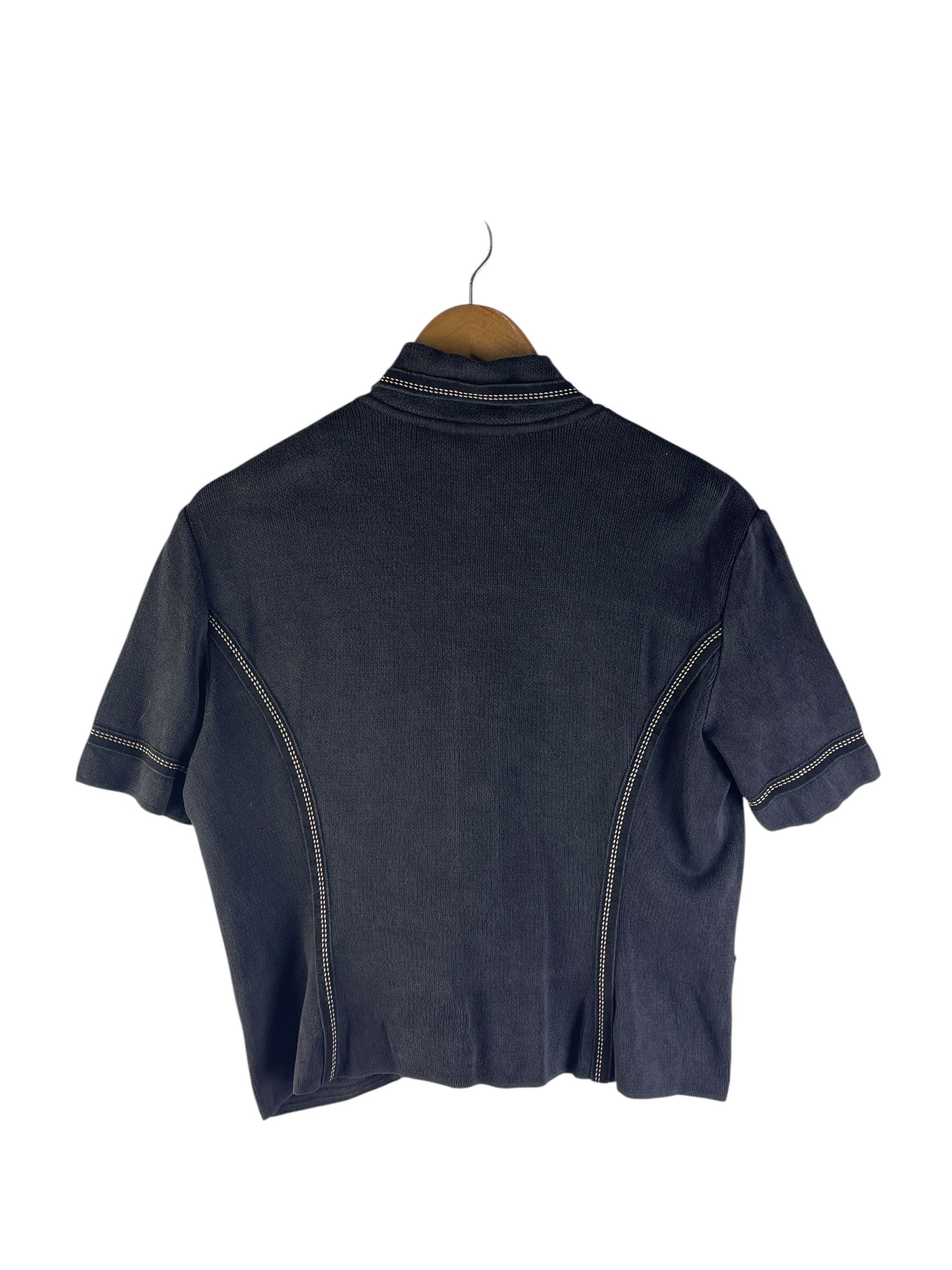 Salvatore Ferragamo Vintage Salvatore Ferragamo Cropped Button Top Size US S / EU 44-46 / 1 - 3 Thumbnail