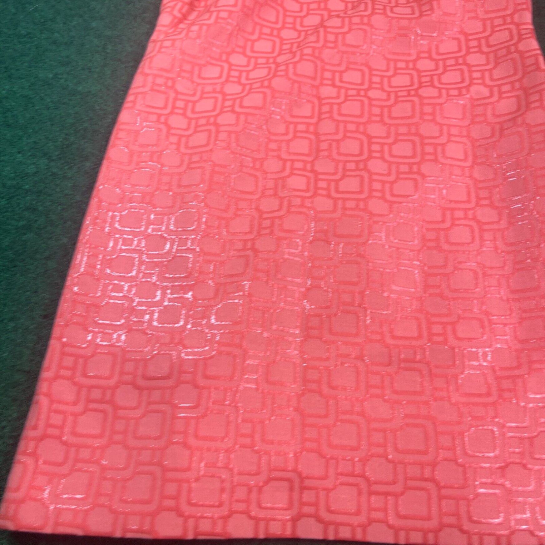 Vintage Tahari Arthur S. Levine Dress with Detailed Waistline Women's Sz 8 Coral Salmon Size M / US 6-8 / IT 42-44 - 2 Thumbnail